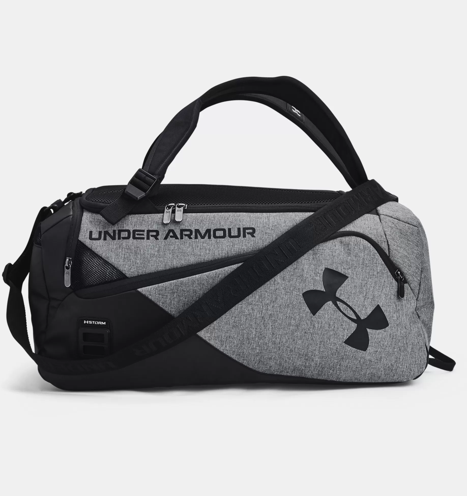 Hot Under Armour Borsone Piccolo Ua Contain Duo Unisex Pitch Gray Medium Heather / Black - 012