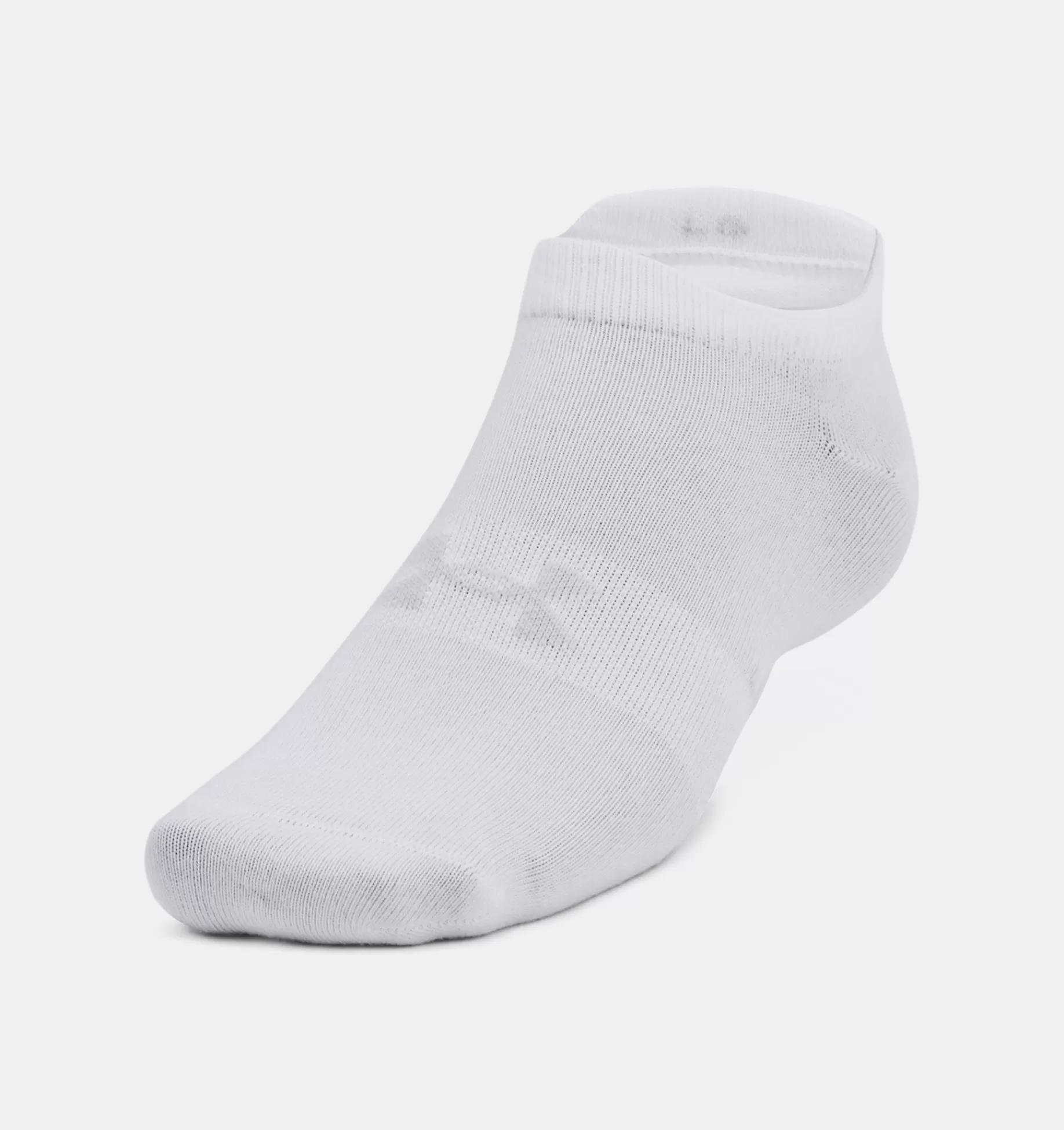 Fashion Under Armour Calze Ua Essential 6-Pack No Show Unisex White / Halo Gray - 100