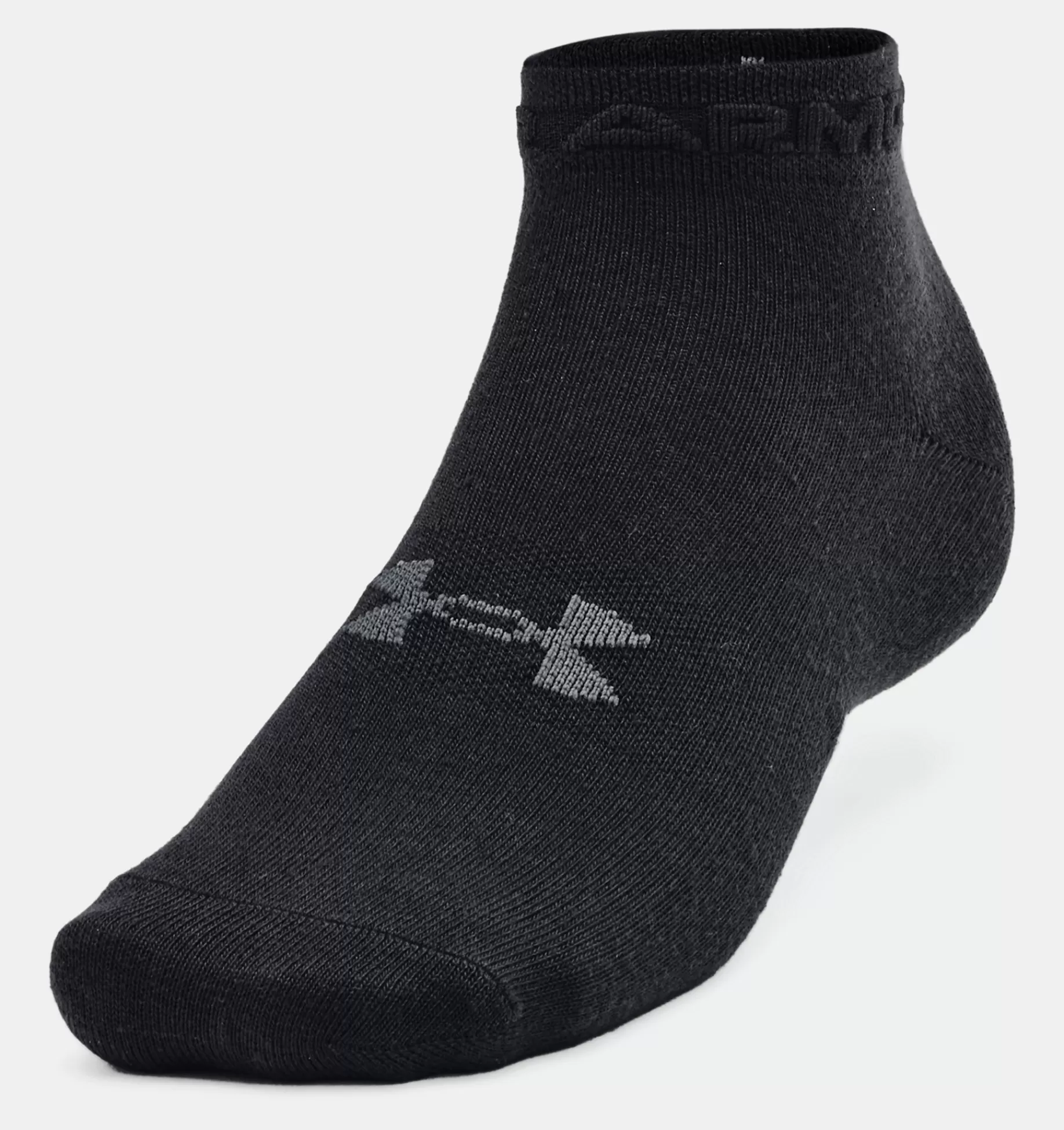 Sale Under Armour Calze Ua Essential Low Cut Unisex In Confezione Tripla Black / Pitch Gray - 001