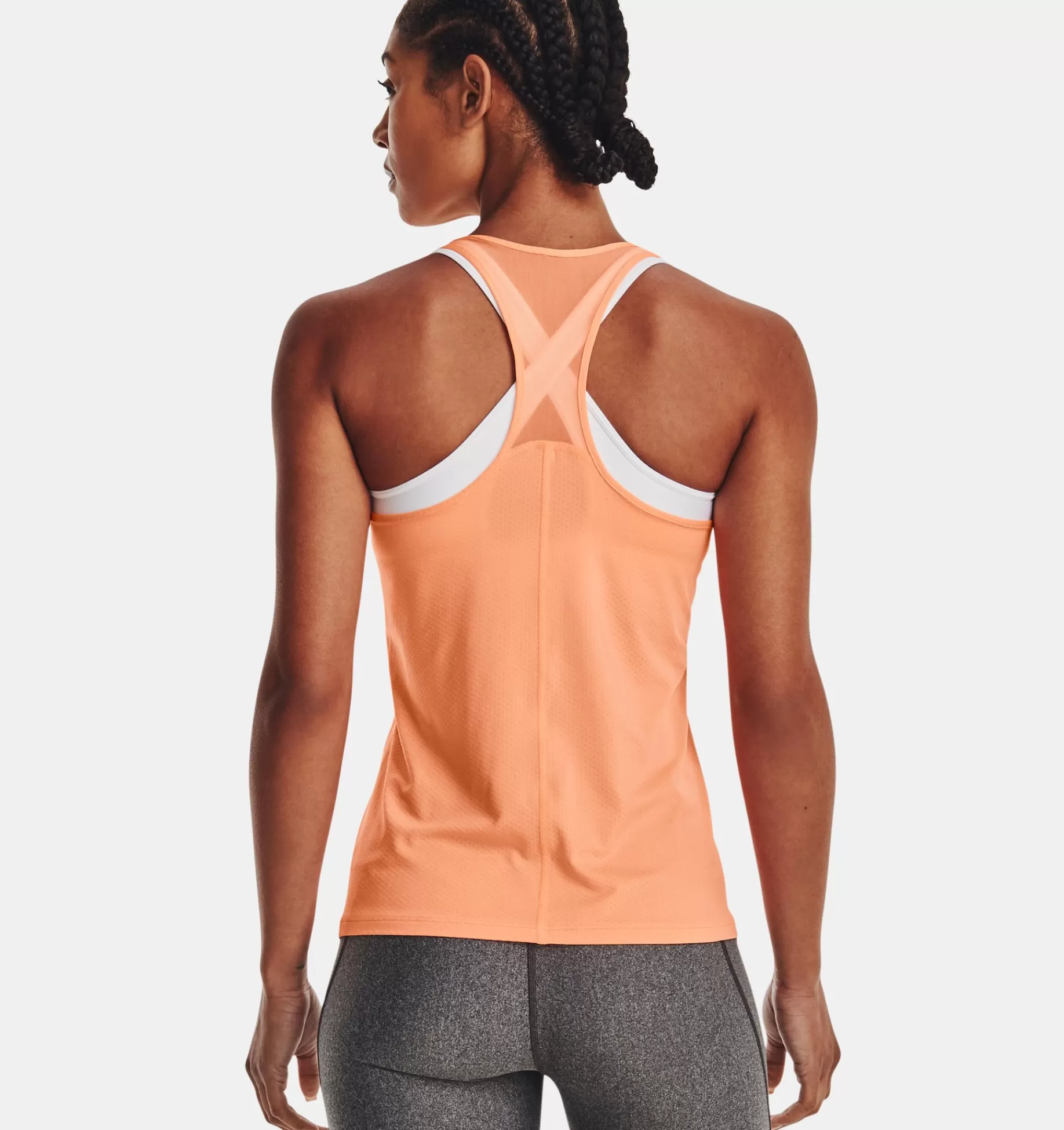 Fashion Under Armour Canotta Heatgear® Armour Racer Da Donna Orange Tropic / Mellow Orange - 906