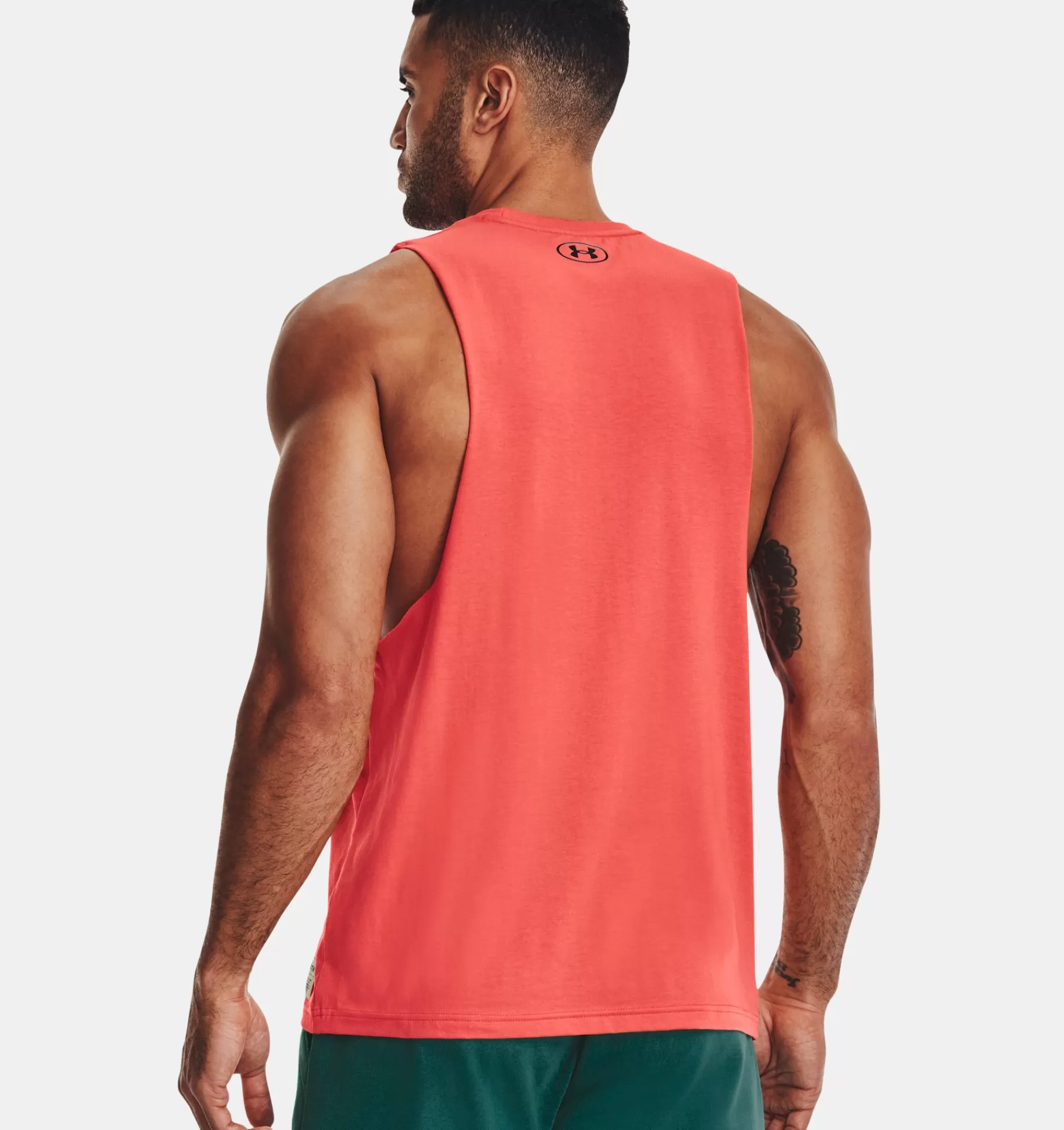 Flash Sale Under Armour Canotta Project Rock Iron Muscle Da Uomo Vermillion / Black - 872