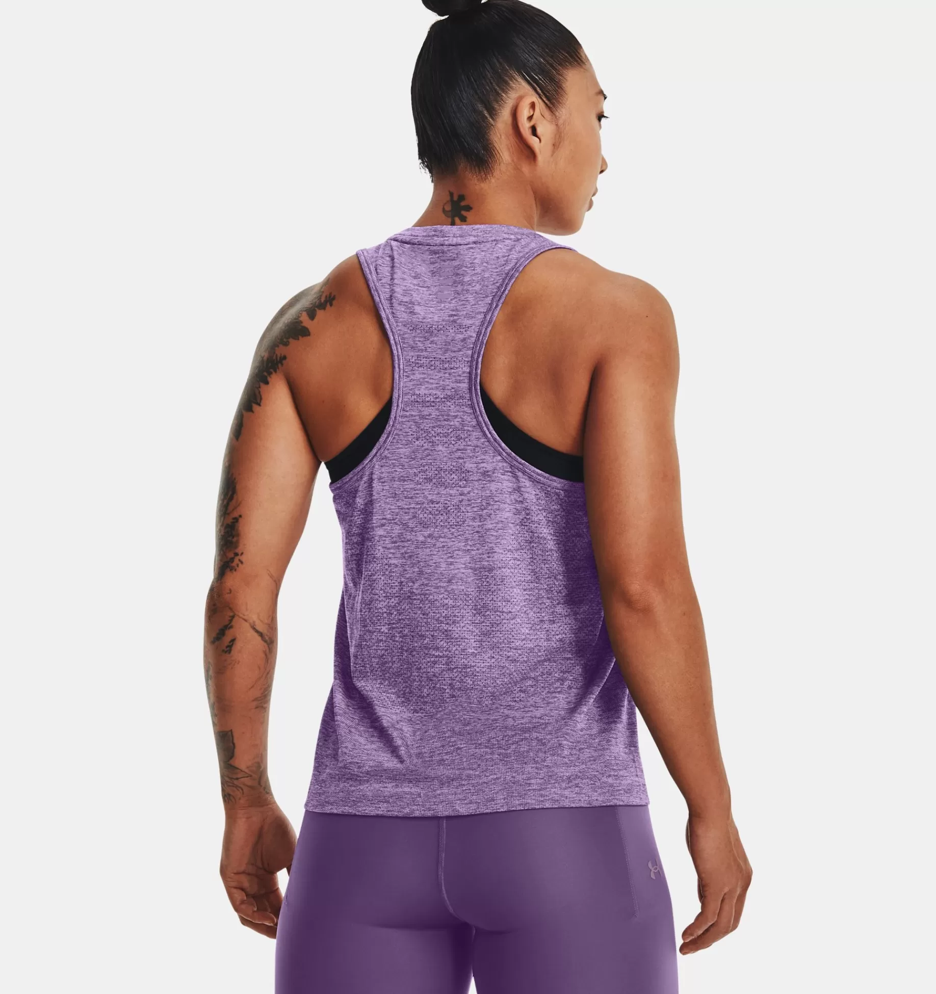 Outlet Under Armour Canotta Ua Seamless Stride Da Donna Retro Purple / Reflective - 571