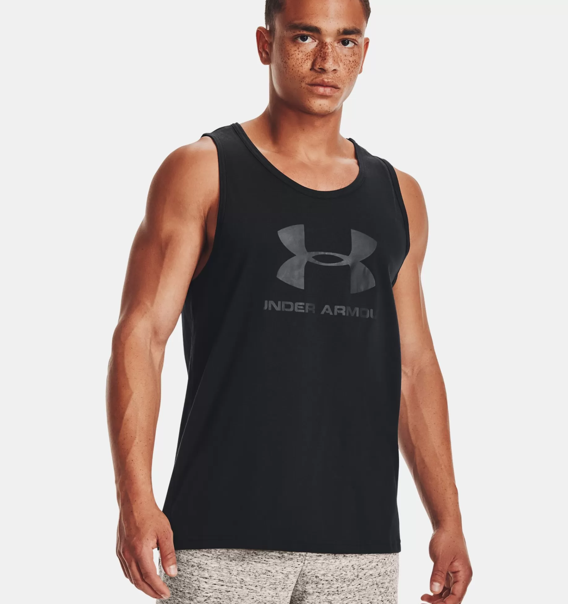 Fashion Under Armour Canotta Ua Sportstyle Logo Da Uomo Black - 001