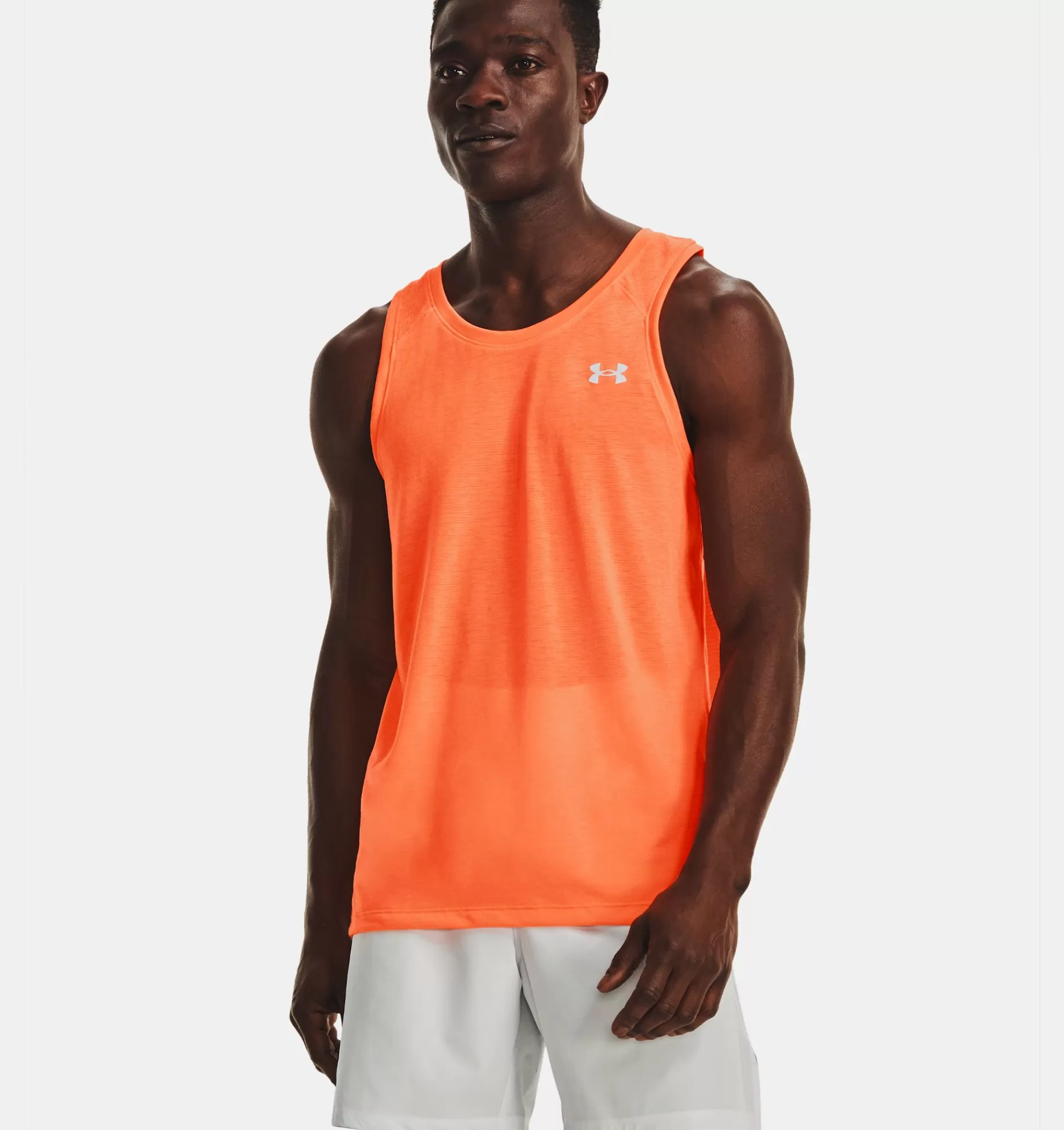 Store Under Armour Canotta Ua Streaker Run Da Uomo Orange Blast / Reflective - 866