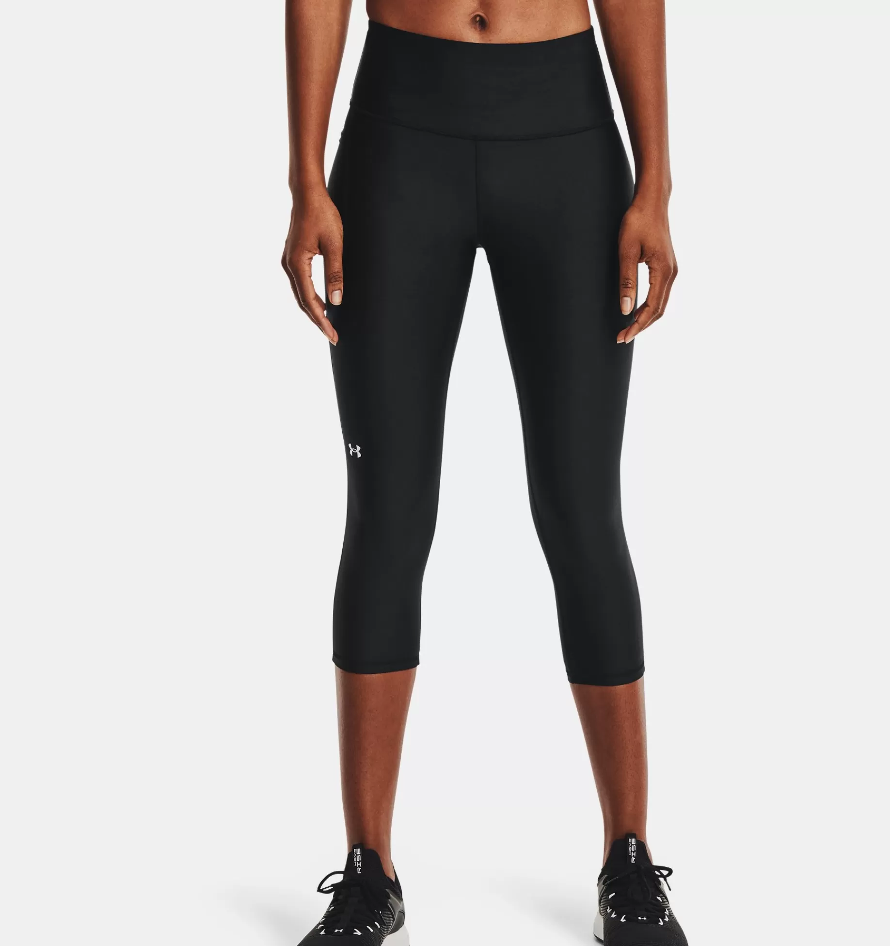 Store Under Armour Capri Heatgear® Armour Hi-Rise Da Donna Black / White - 001