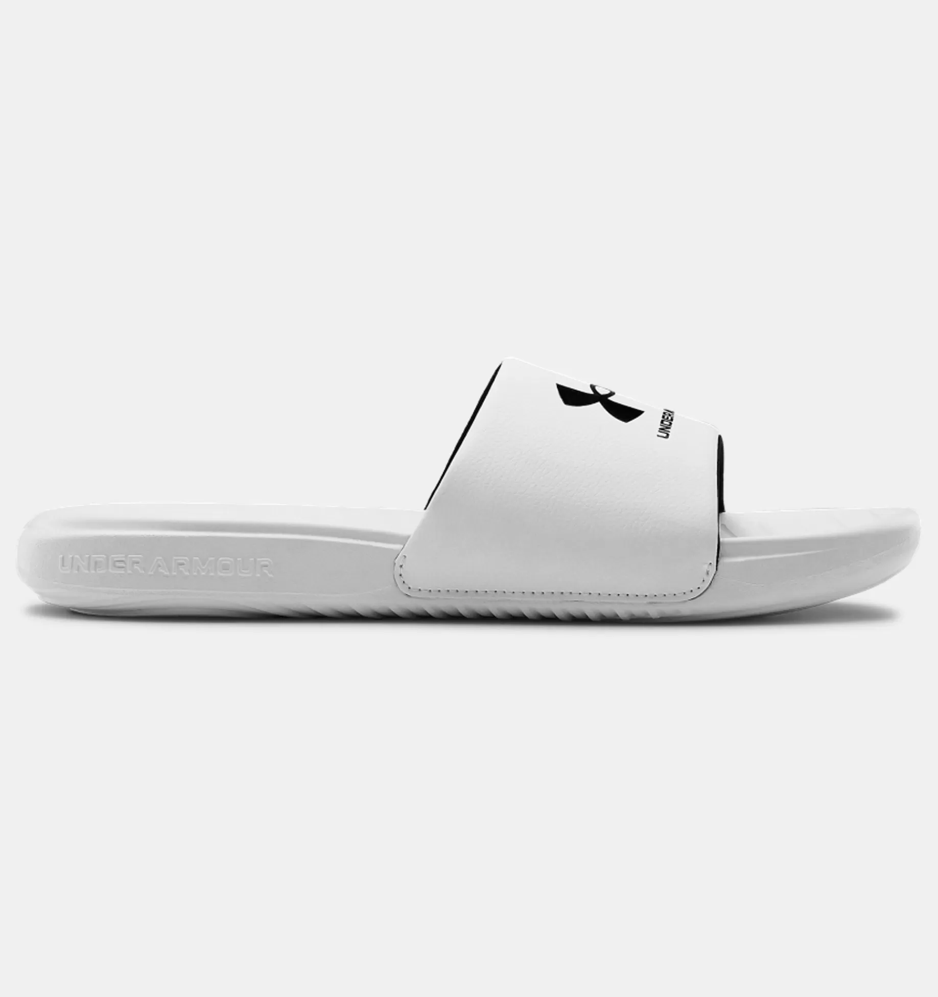 Sale Under Armour Ciabatte Ua Ansa Fixed Da Uomo White / Black - 103