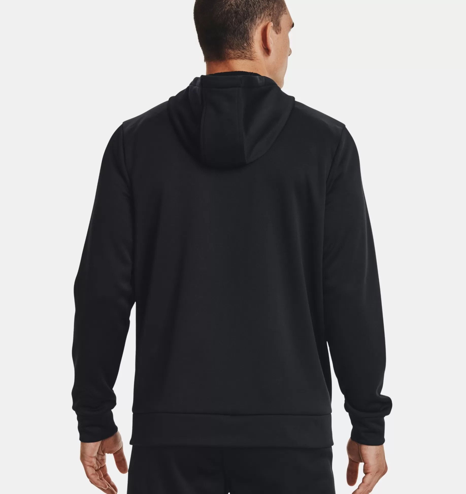 Online Under Armour Felpa Con Cappuccio Armour Fleece® Full Zip Da Uomo Black - 001