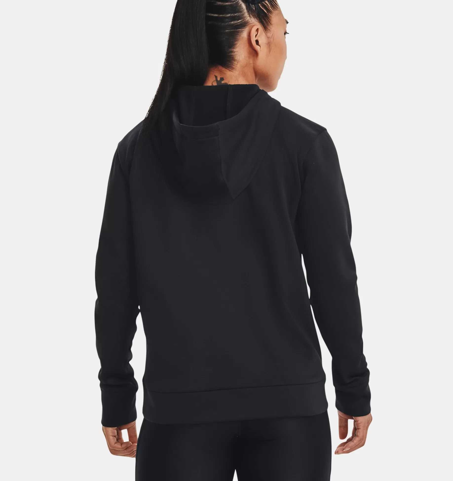 Sale Under Armour Felpa Con Cappuccio Armour Fleece® Left Chest Da Donna Black - 001