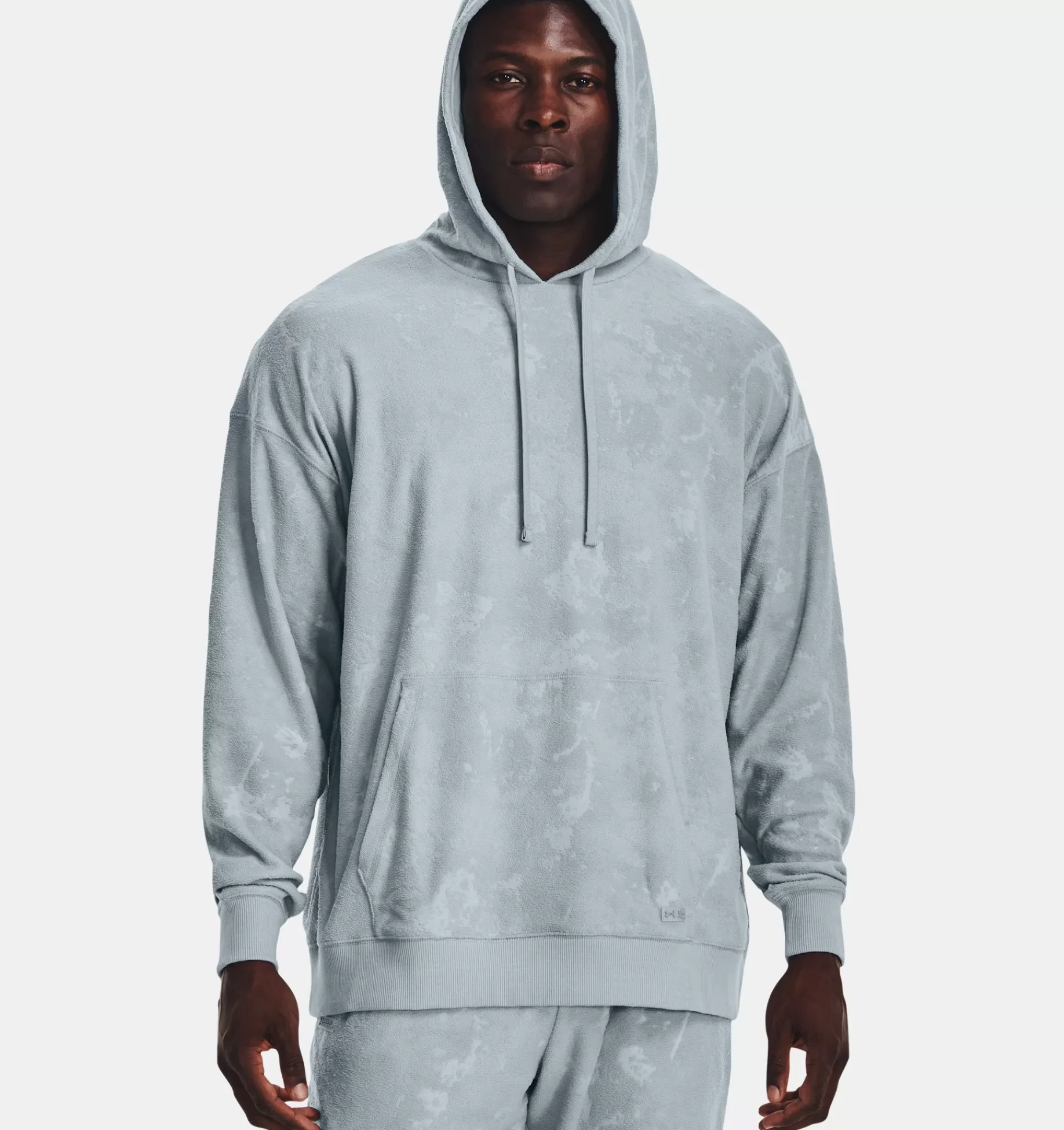 Fashion Under Armour Felpa Con Cappuccio Ua Journey Terry Da Uomo Harbor Blue - 465