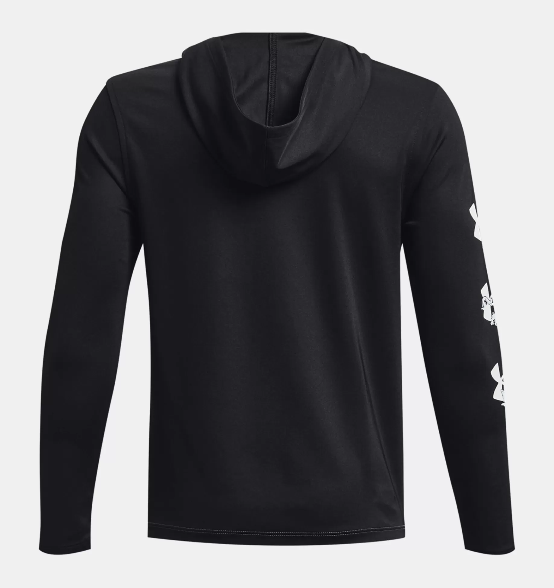 Shop Under Armour Felpa Con Cappuccio Ua Multilogo Da Ragazzo Black / Pitch Gray - 001