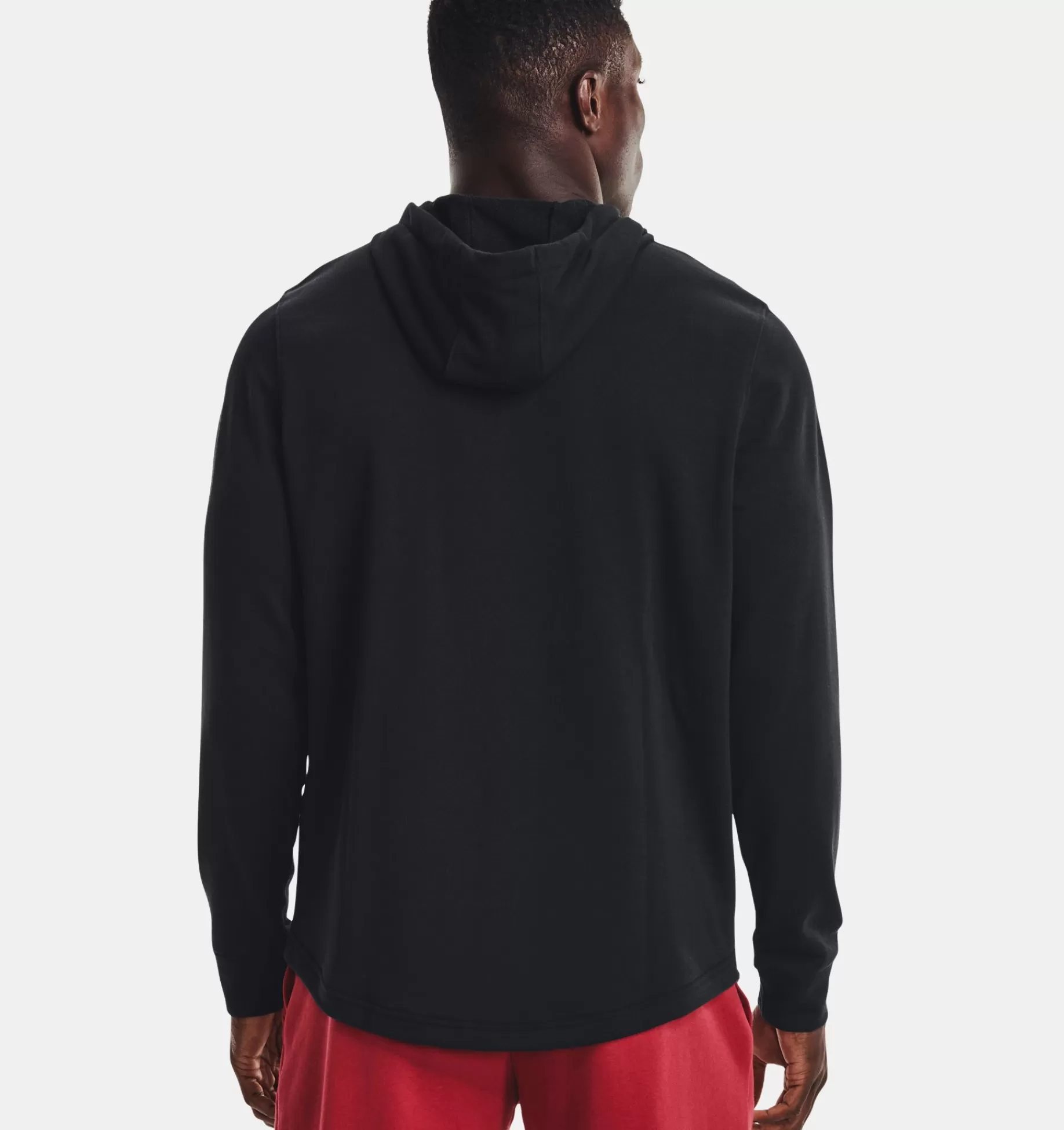 Sale Under Armour Felpa Con Cappuccio Ua Rival Terry Da Uomo Black / Onyx White - 001