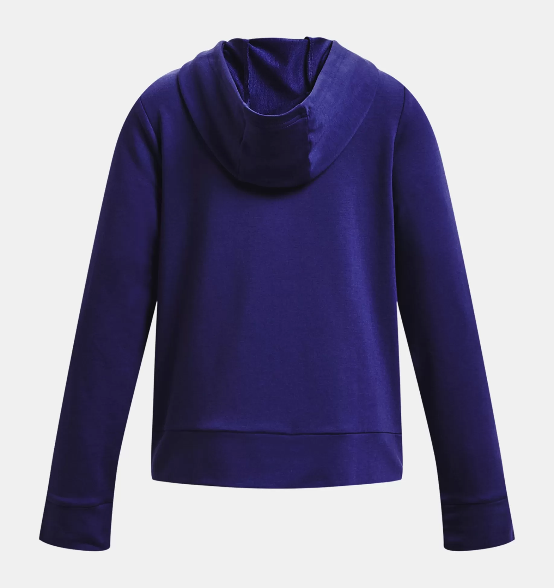 Outlet Under Armour Felpa Con Cappuccio Ua Rival Terry Full-Zip Da Ragazza Sonar Blue / White - 468