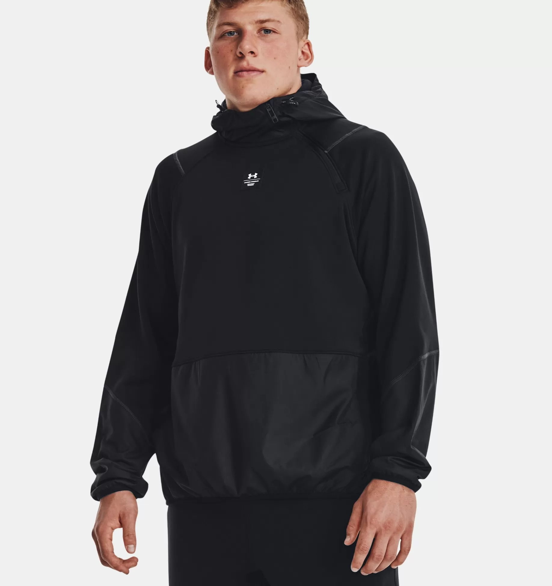 Shop Under Armour Felpa Con Cappuccio Ua Rush™ Fleece Da Uomo Black / Reflective - 001