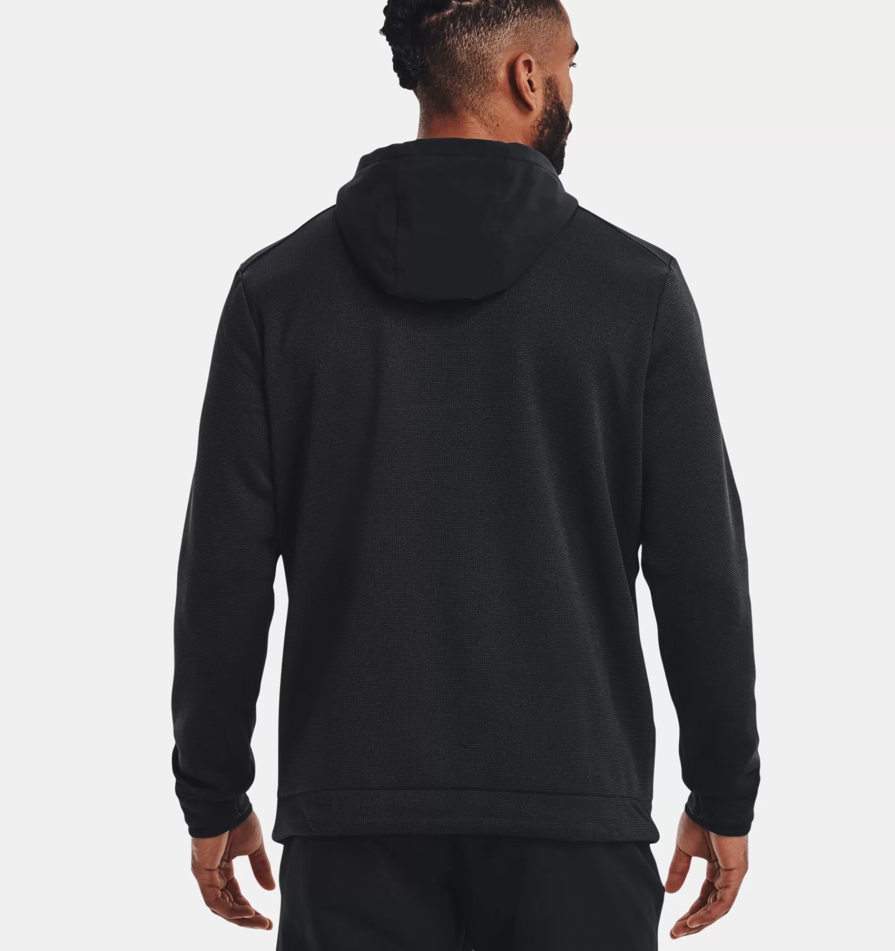 Store Under Armour Felpa Con Cappuccio Ua Storm Sweaterfleece Da Uomo Black / White - 001