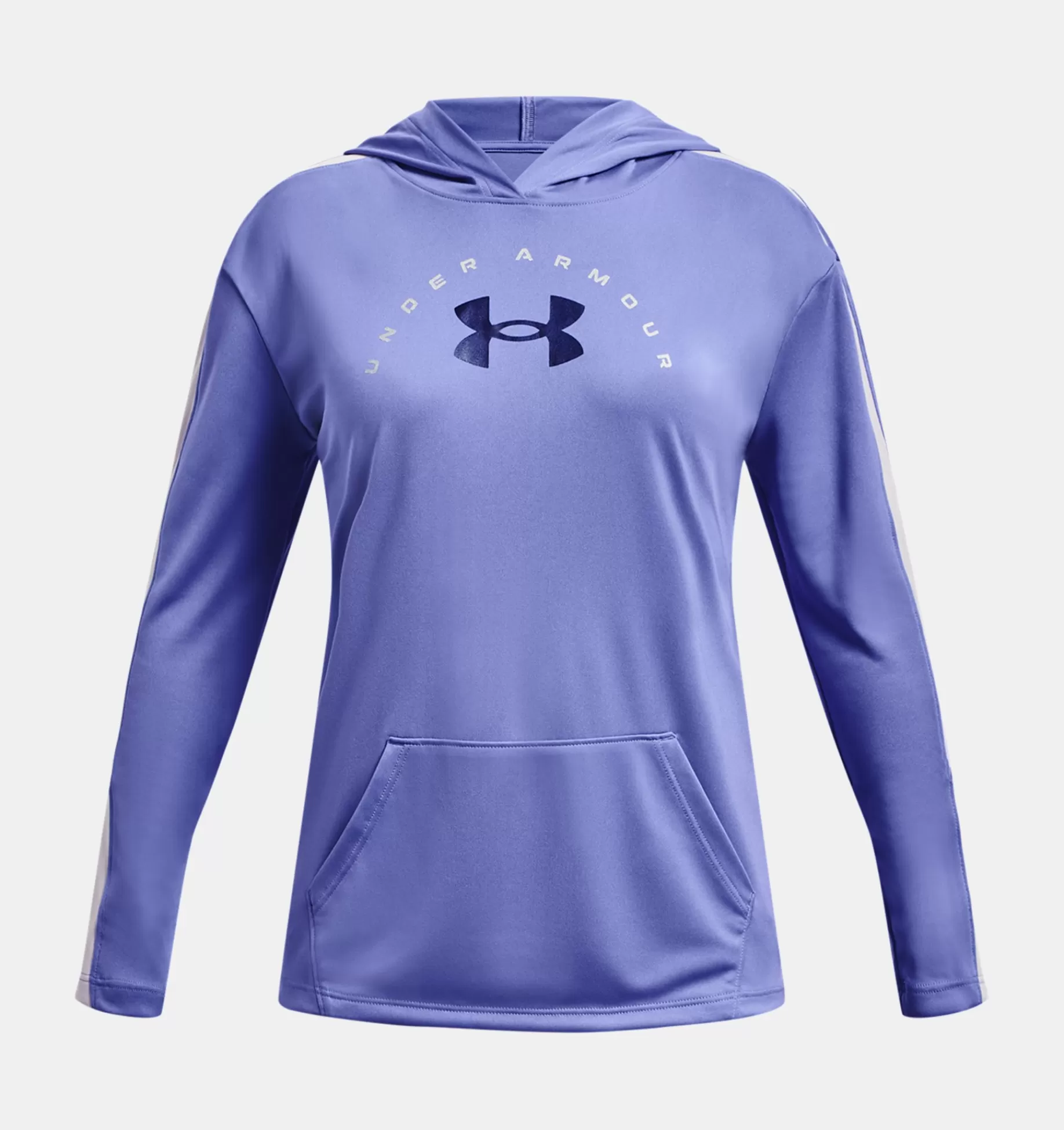 Flash Sale Under Armour Felpa Con Cappuccio Ua Tech™ Graphic Da Ragazza Baja Blue / Nebula Purple - 495