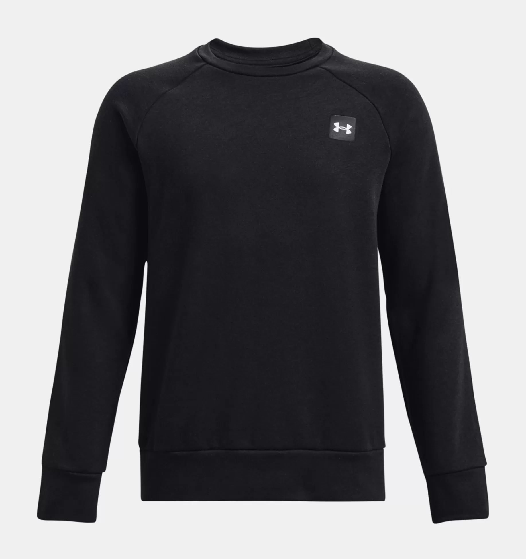 Clearance Under Armour Felpa Ua Rival Fleece Crew Da Ragazzo Black / Onyx White - 001