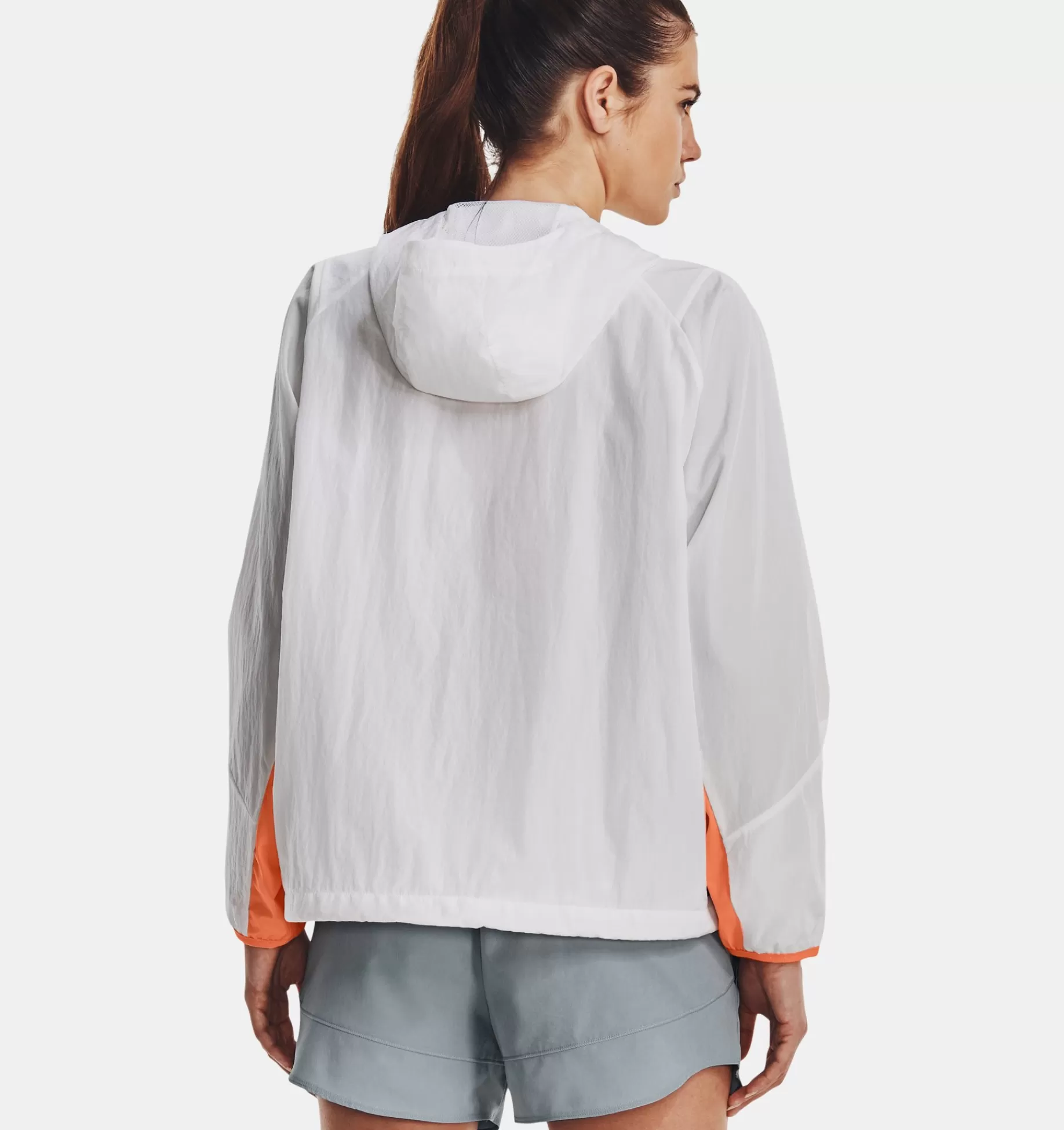 Flash Sale Under Armour Giacca Anorak Ua Rush™ Woven Da Donna White / Reflective - 100