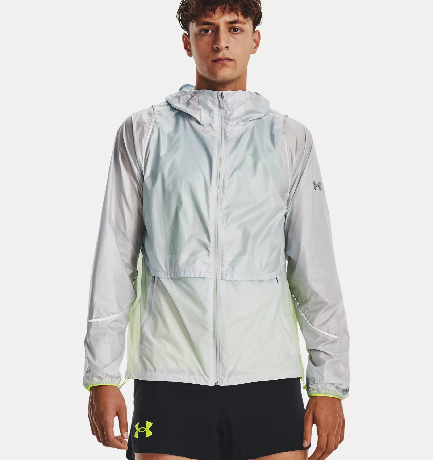 Flash Sale Under Armour Giacca Ua Storm Impasse Lightweight Run Da Uomo Halo Gray / Gray Mist - 014