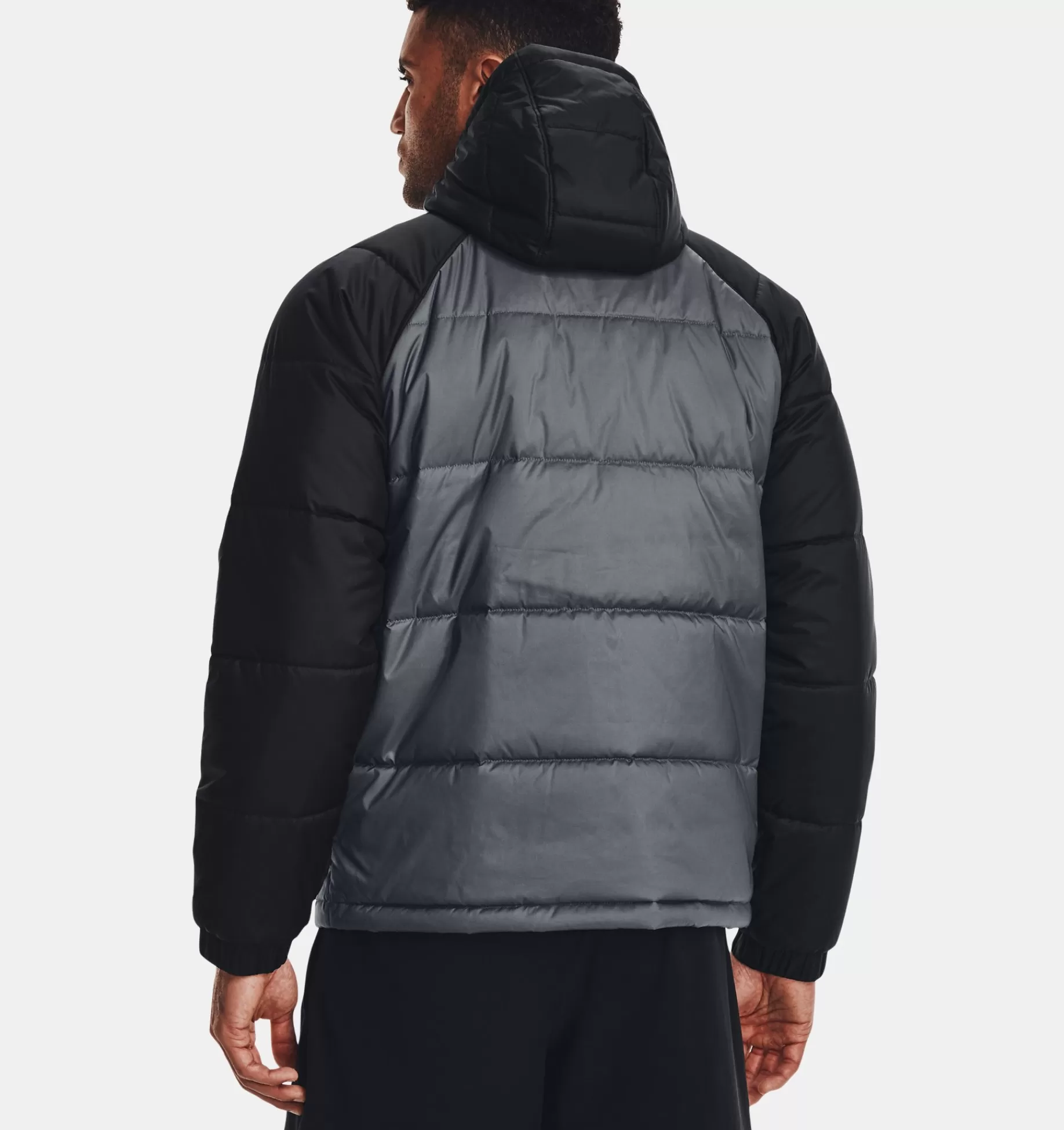 Clearance Under Armour Giacca Ua Storm Insulate Hooded Da Uomo Black / Pitch Gray - 001