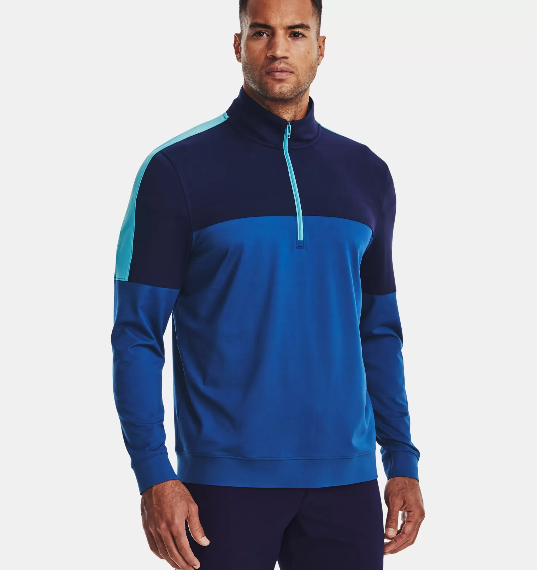 Flash Sale Under Armour Giacca Ua Storm Midlayer Crestable ½ Zip Da Uomo Blue Mirage / Midnight Navy - 471