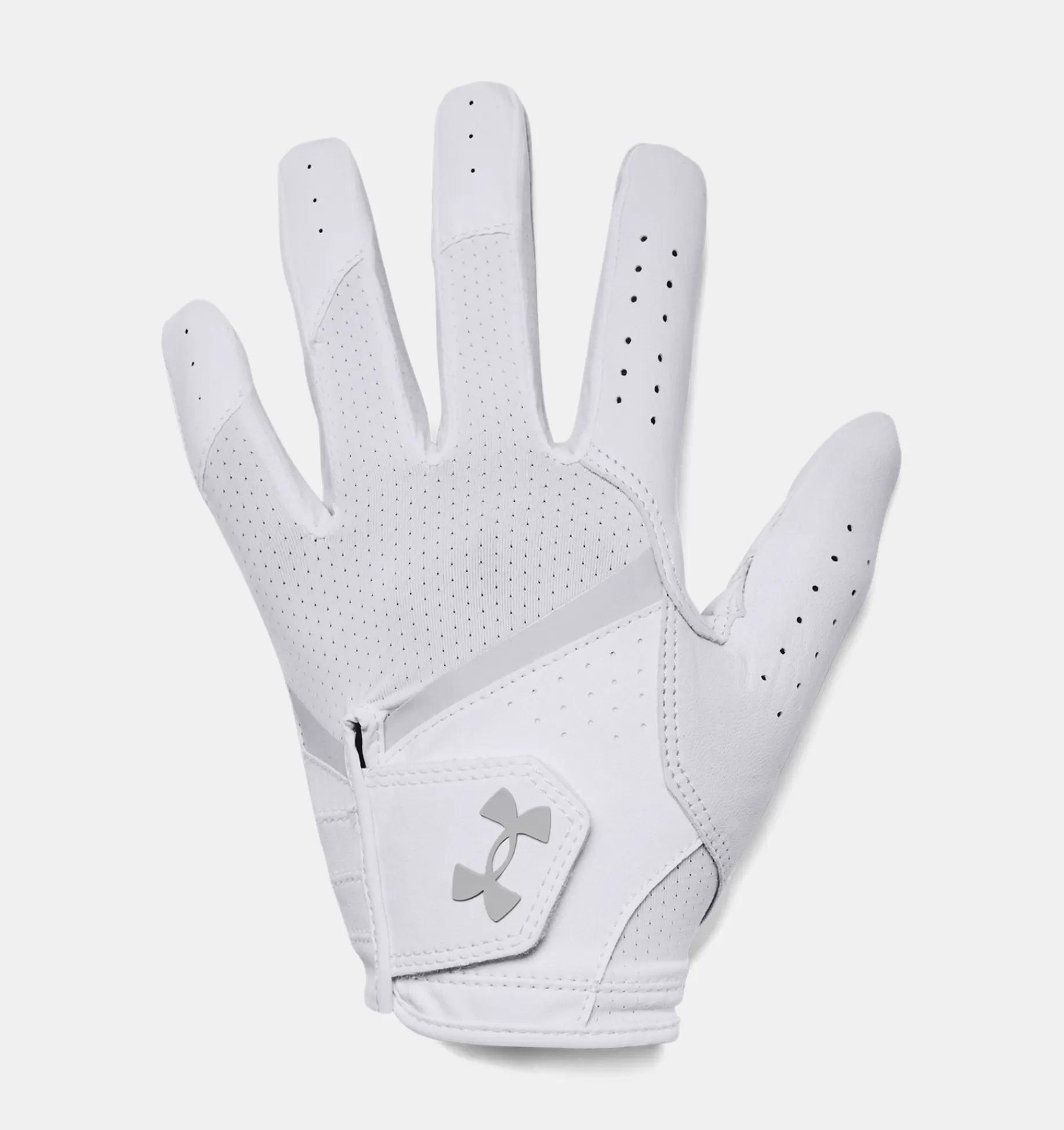 Sale Under Armour Guanto Da Golf Ua Iso-Chill Da Donna White / Halo Gray - 100