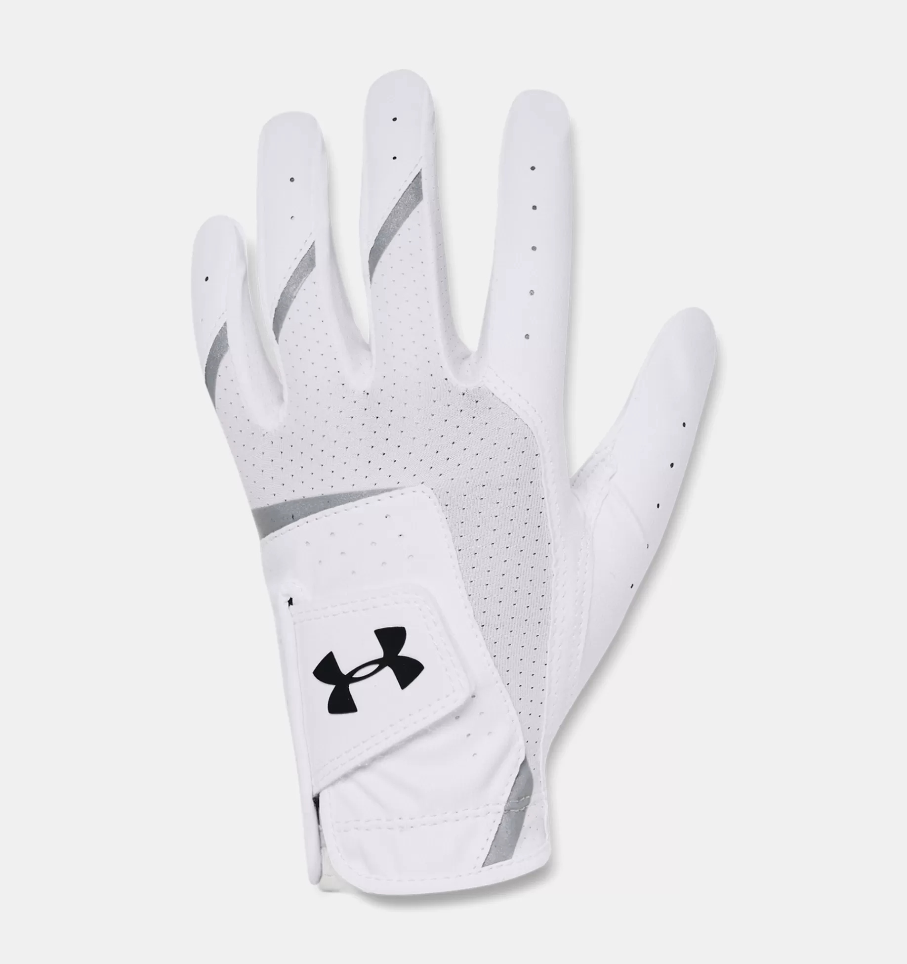 Store Under Armour Guanto Da Golf Ua Iso-Chill Da Ragazzo White / Metallic Silver - 100