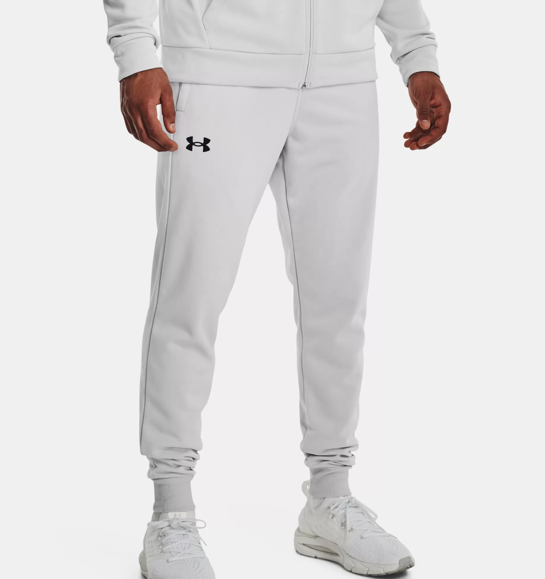 Best Under Armour Jogger Armour Fleece® Da Uomo Halo Gray / Black - 014