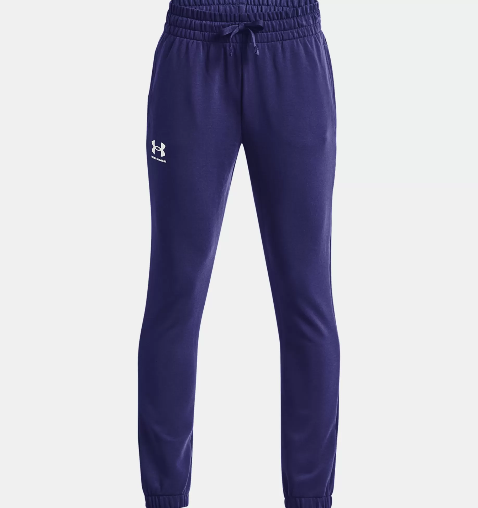 Store Under Armour Jogger Ua Rival Terry Da Ragazza Sonar Blue / White - 468