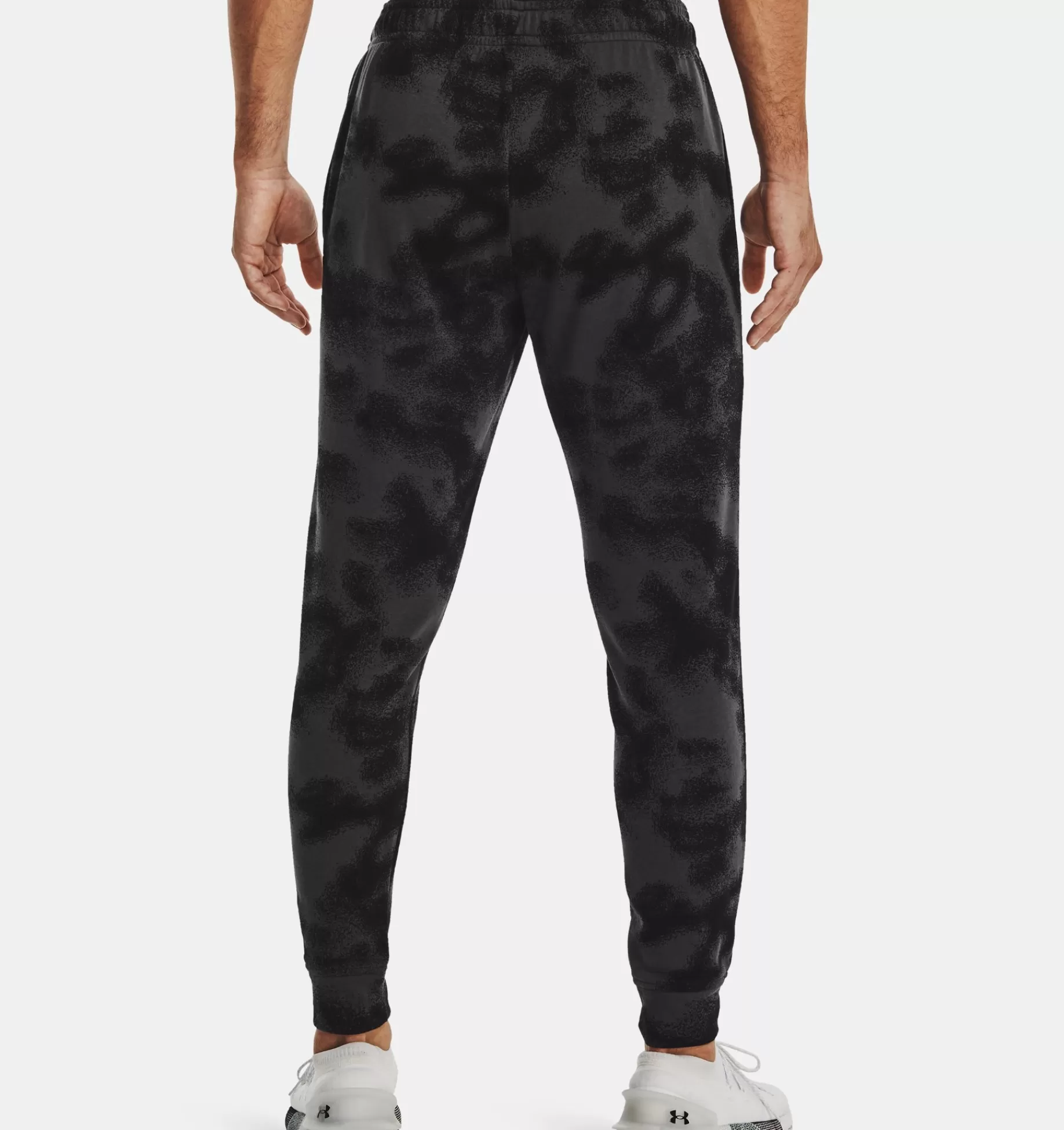 Flash Sale Under Armour Jogger Ua Rival Terry Da Uomo Black / Jet Gray - 001