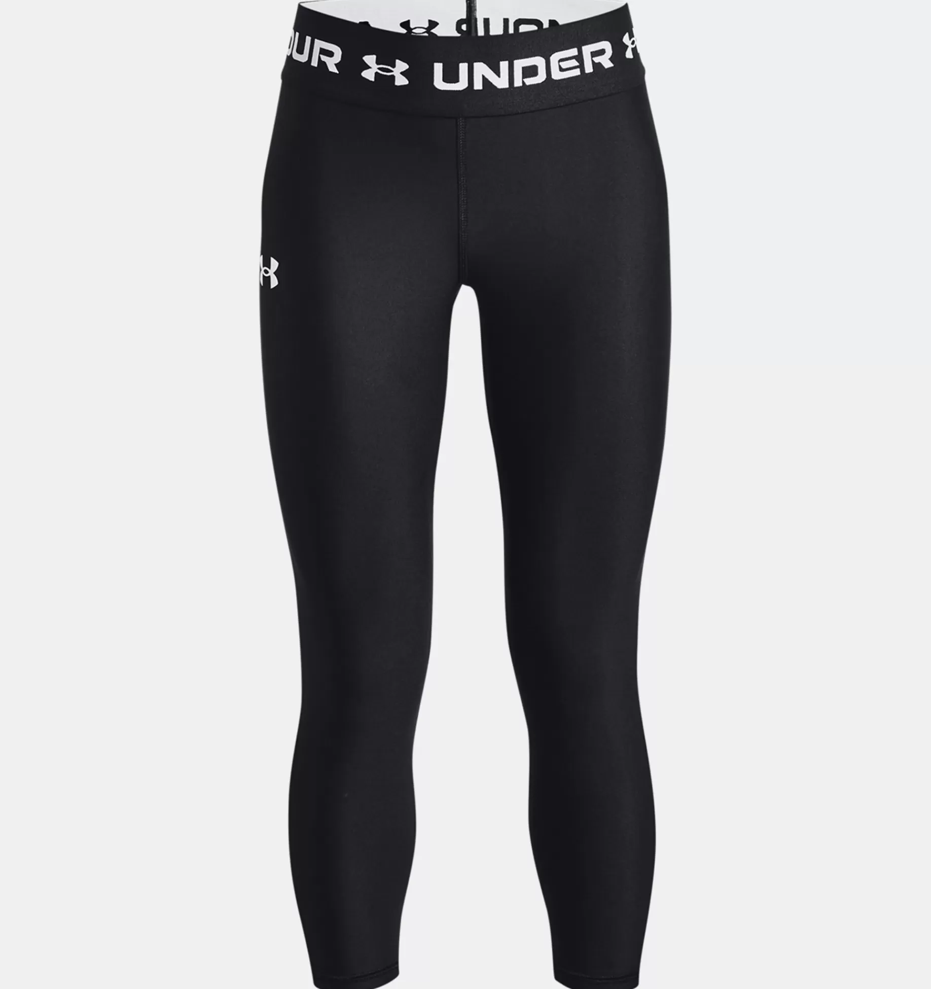 Store Under Armour Leggings Heatgear® Ankle Crop Da Ragazza Black / White - 001