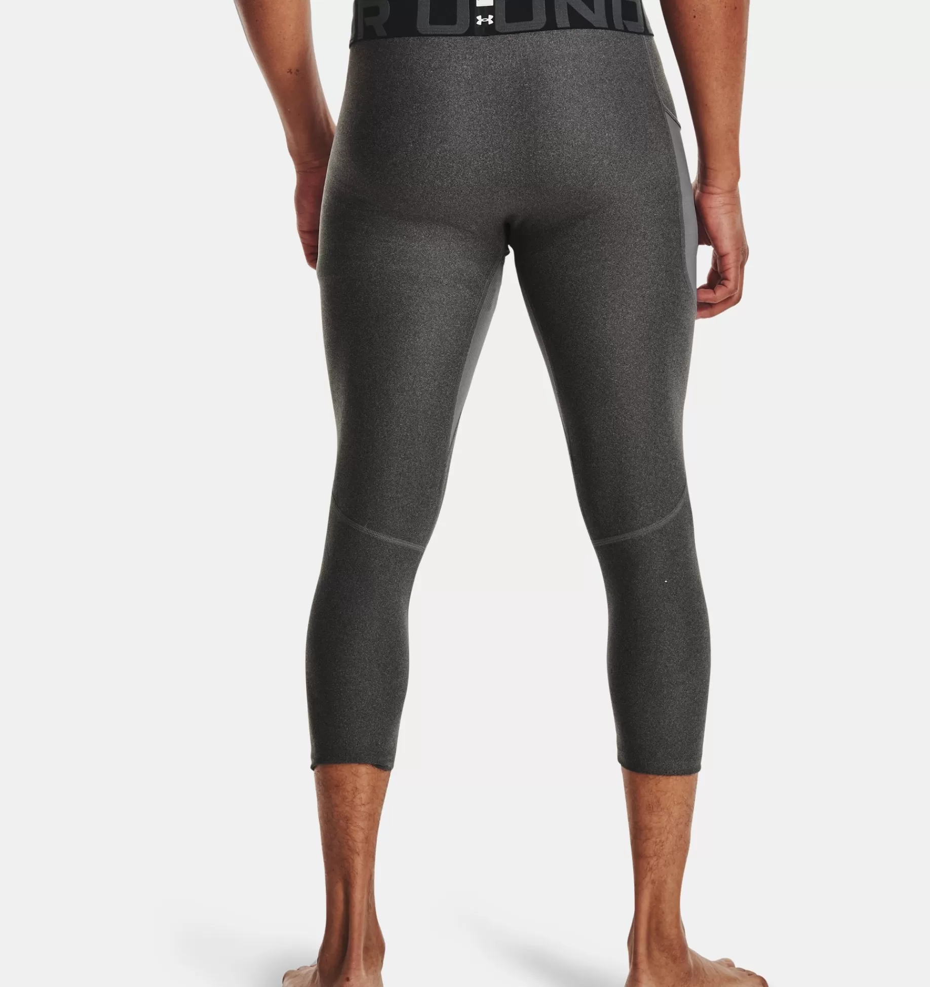 Fashion Under Armour Leggings Heatgear® Armour ¾ Da Uomo Carbon Heather / Black - 090