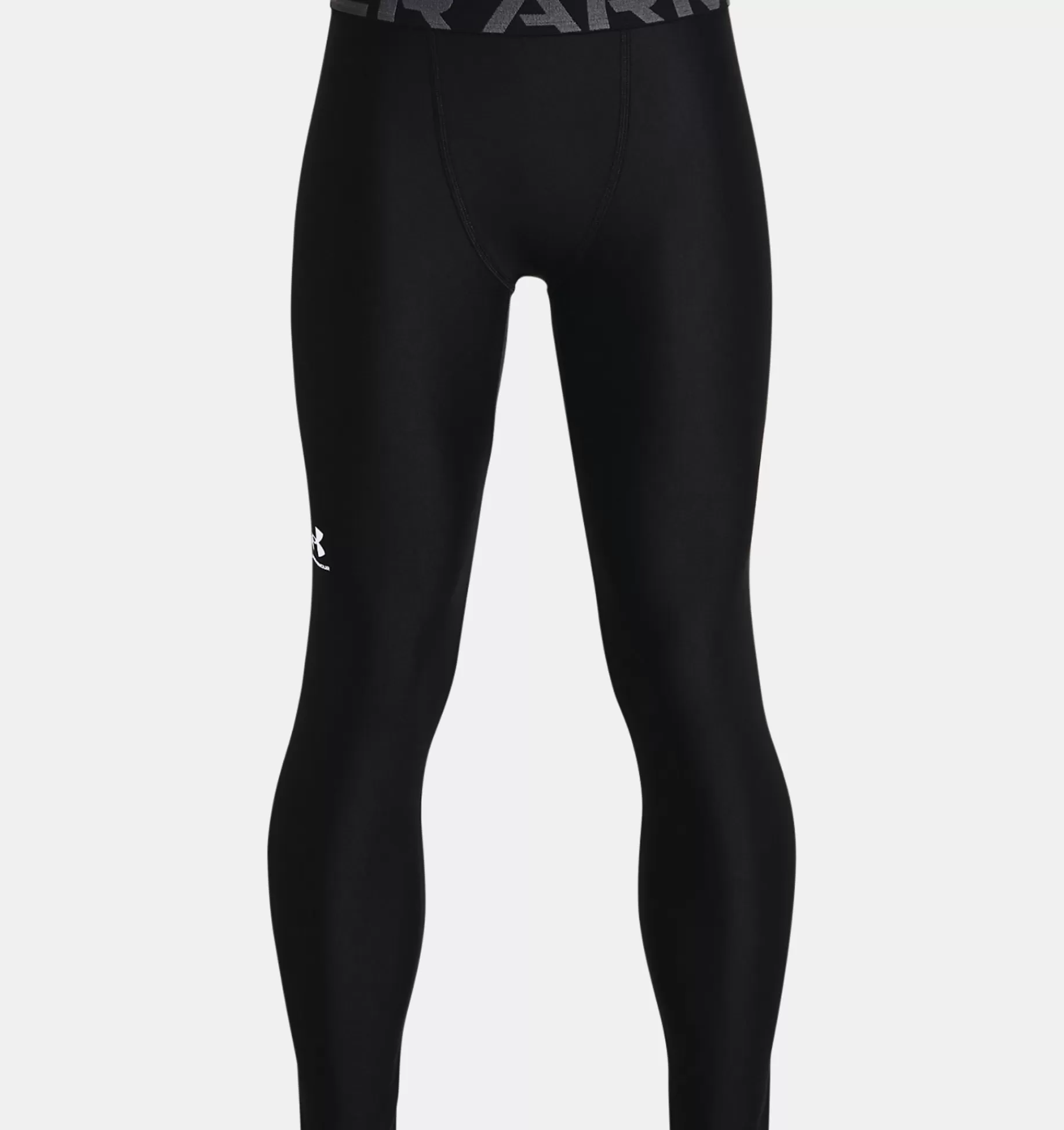 Cheap Under Armour Leggings Heatgear® Armour Da Ragazzo Black / White - 001