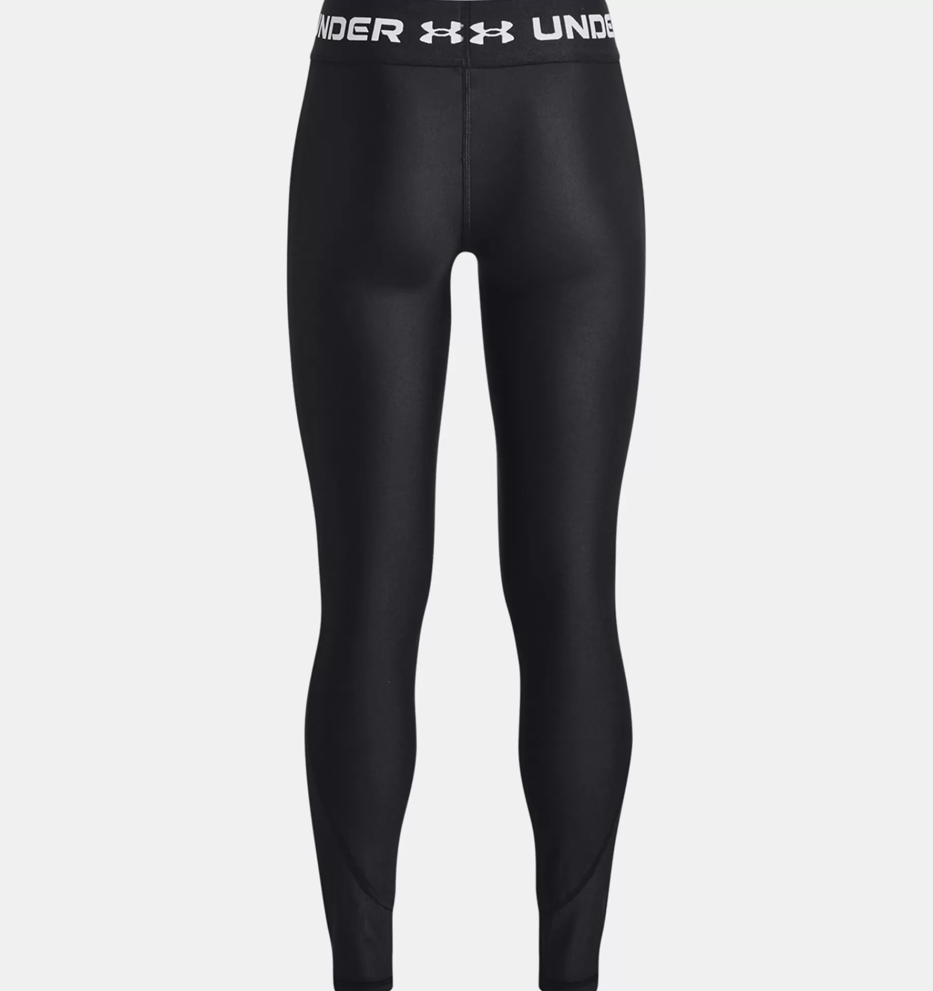 Sale Under Armour Leggings Heatgear® Da Ragazza Black / White - 001