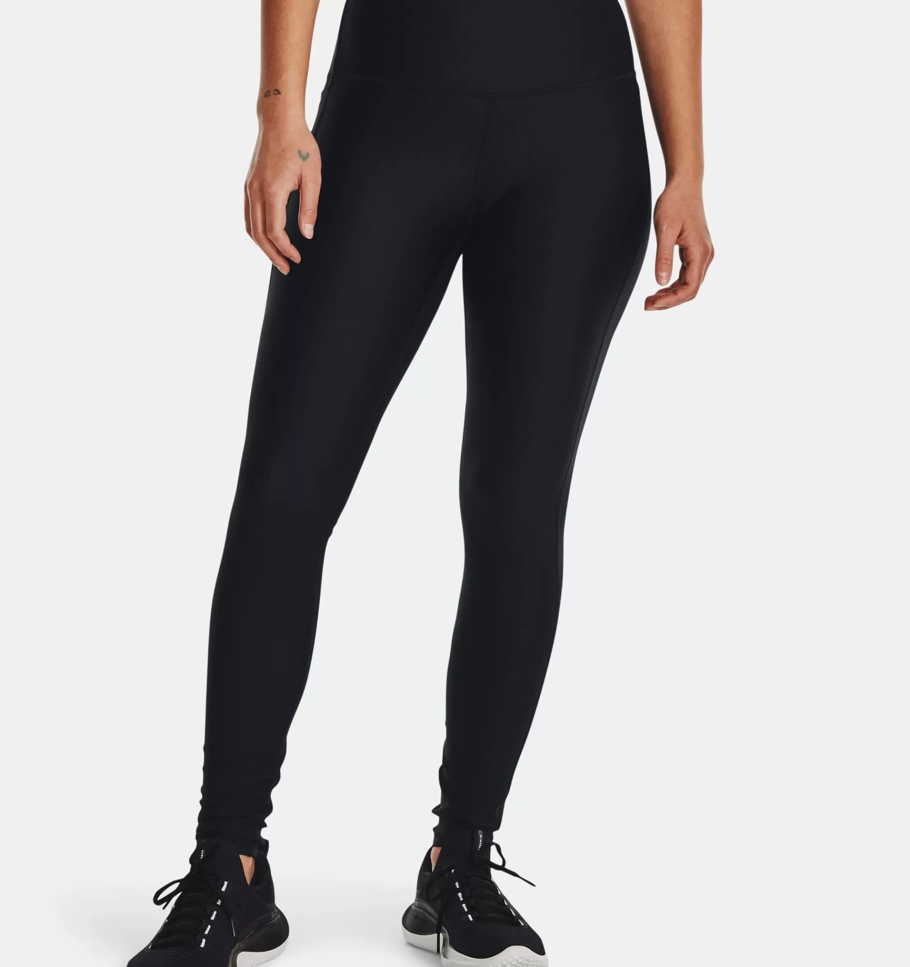 Hot Under Armour Leggings Heatgear® Full-Length Da Donna Black / White - 001