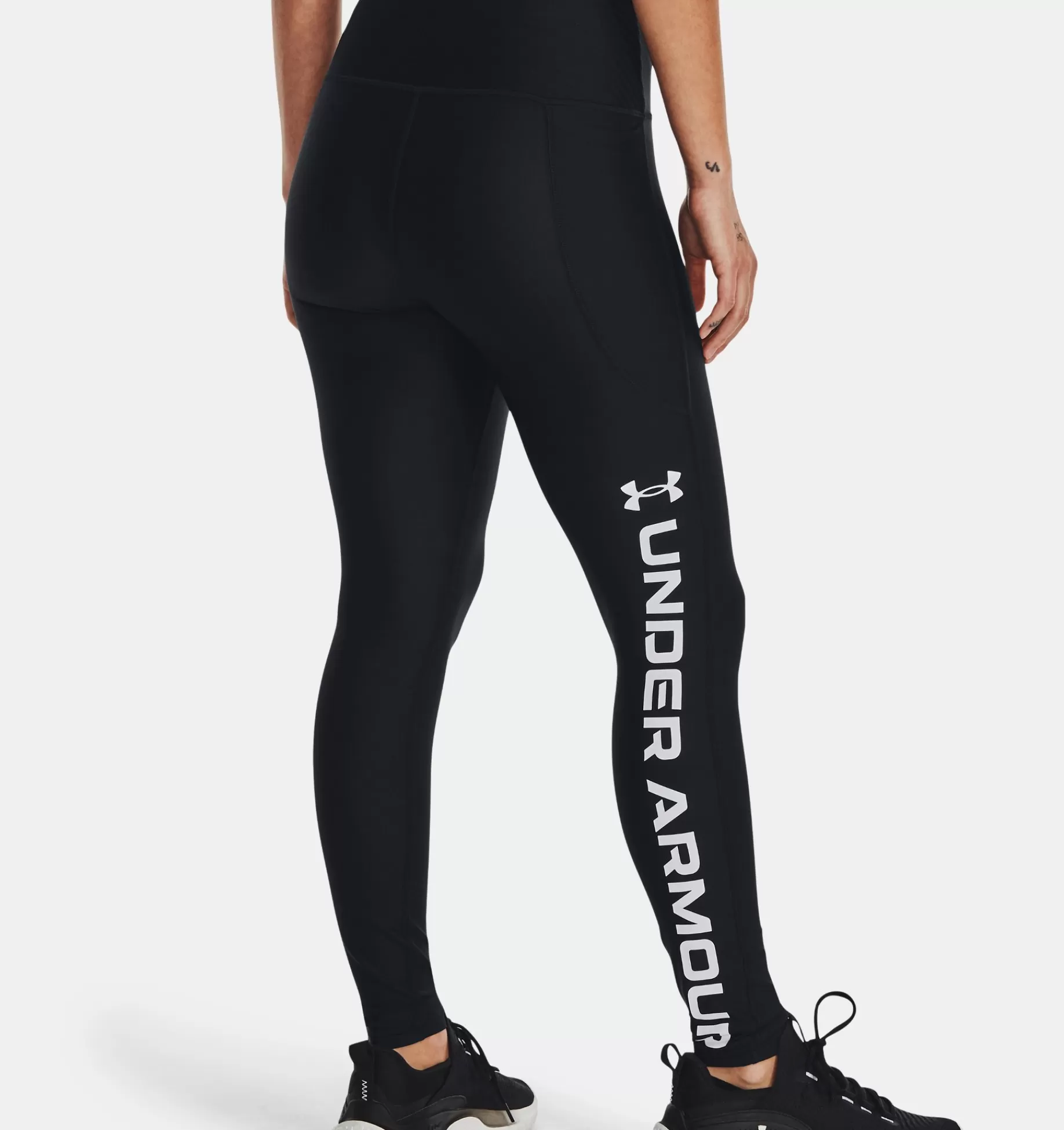 Hot Under Armour Leggings Heatgear® Full-Length Da Donna Black / White - 001