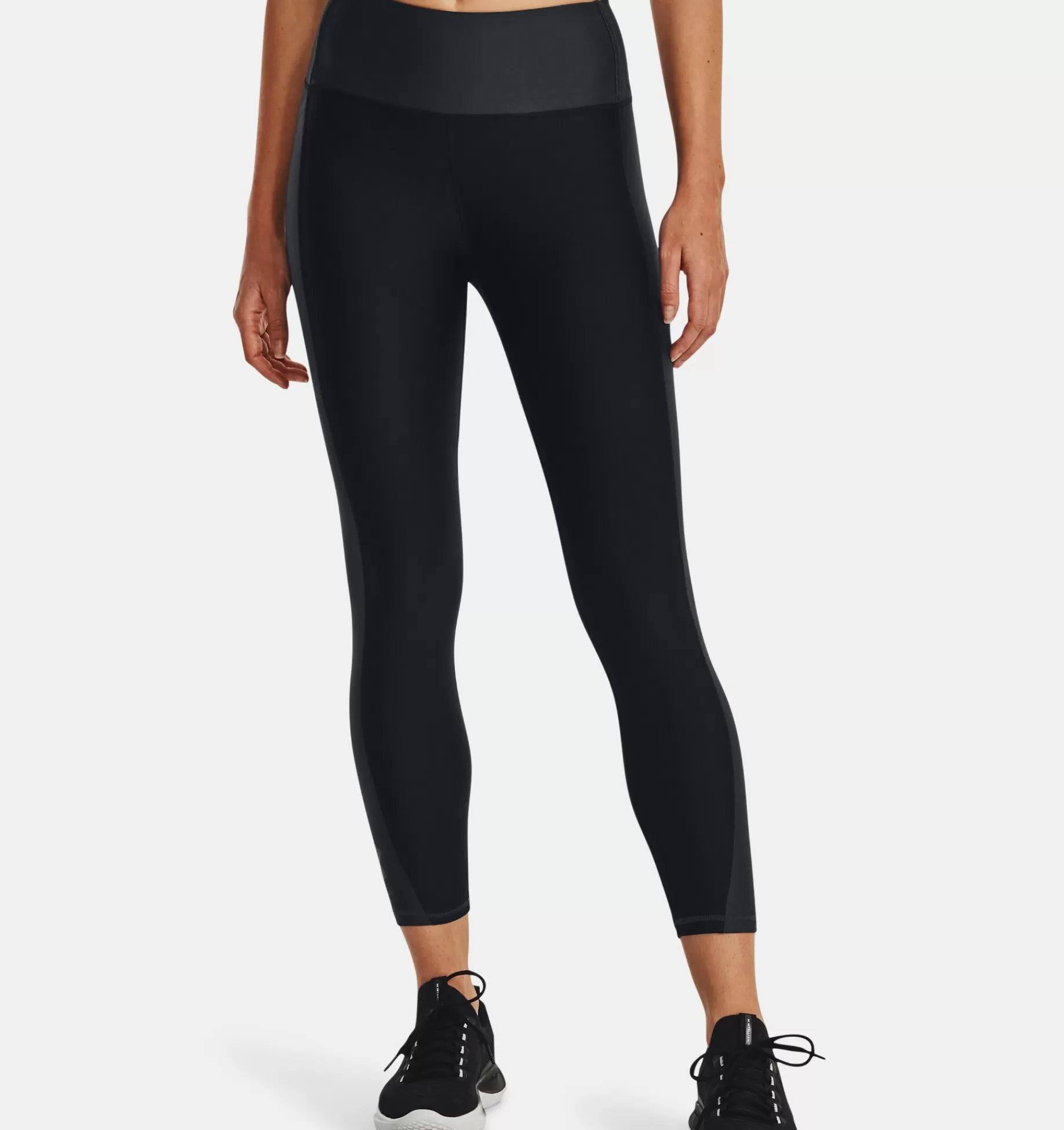 Outlet Under Armour Leggings Heatgear® No-Slip Waistband Blocked Ankle Da Donna Black - 001