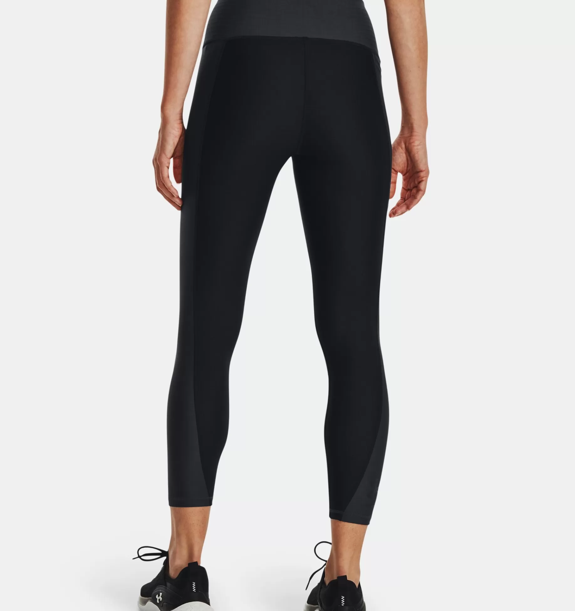 Outlet Under Armour Leggings Heatgear® No-Slip Waistband Blocked Ankle Da Donna Black - 001