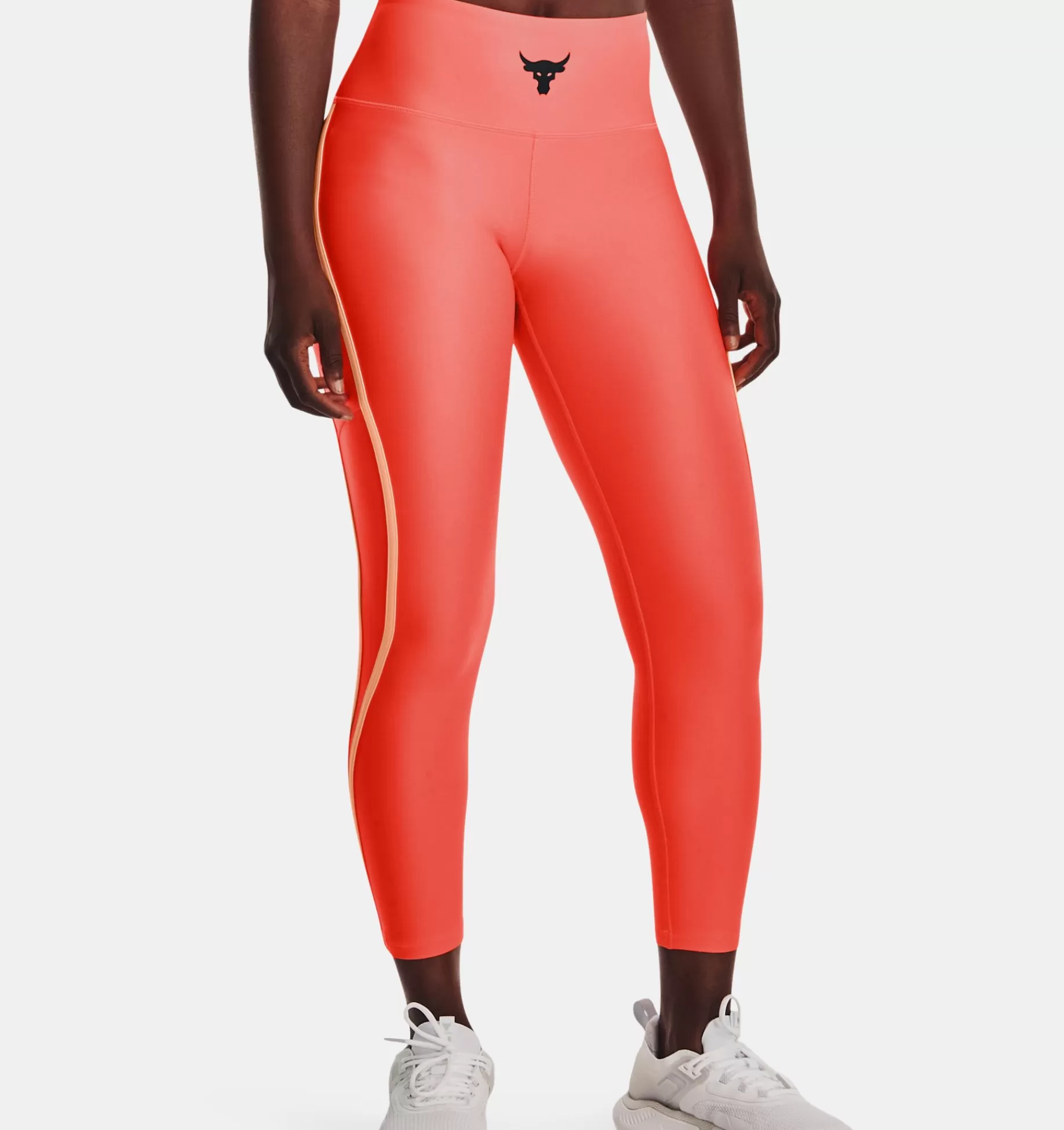 Online Under Armour Leggings Project Rock Heatgear® Ankle Da Donna After Burn / Peach Horizon - 877