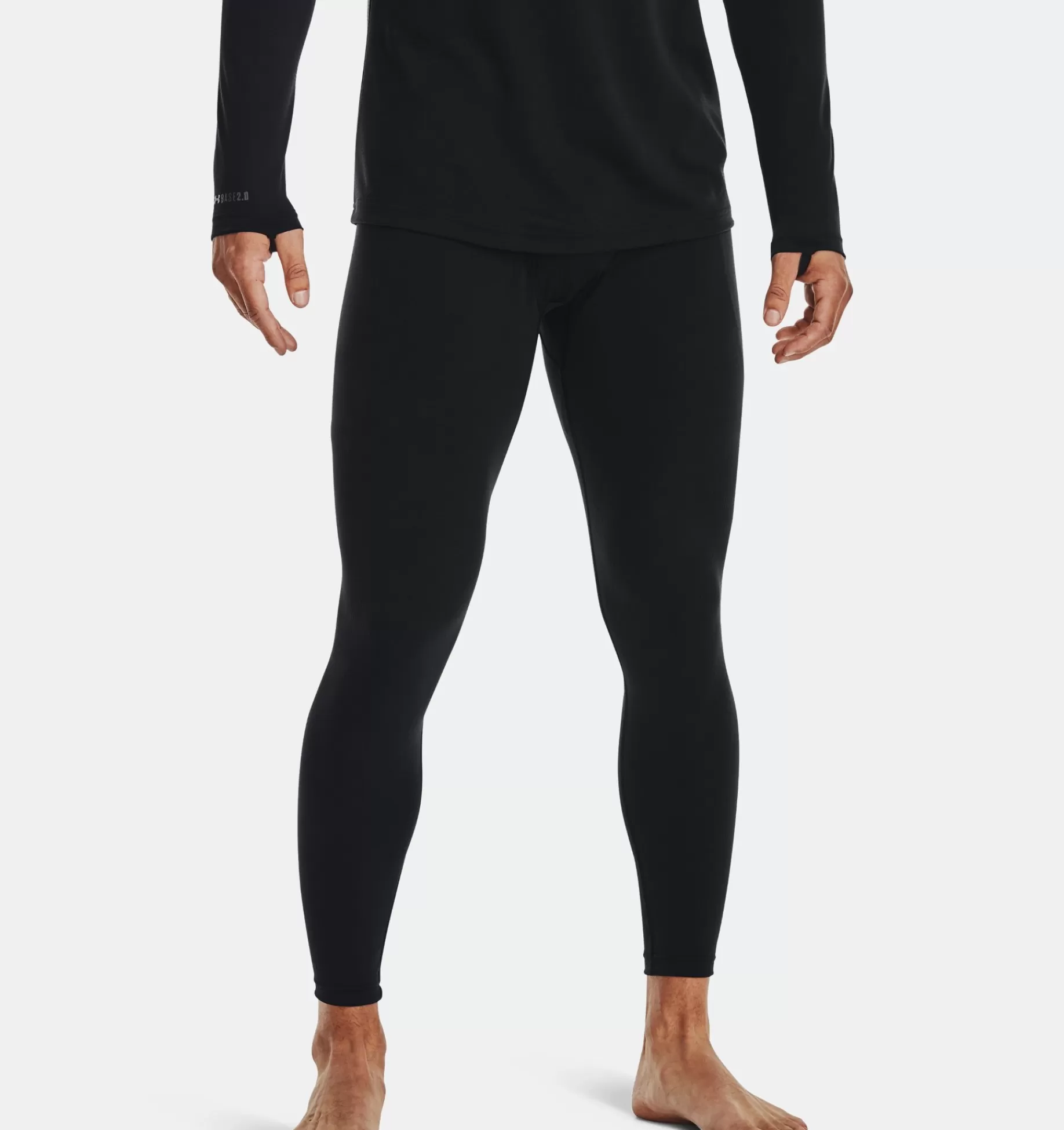 Best Under Armour Leggings Ua Base 2.0 Da Uomo Black / Pitch Gray - 001