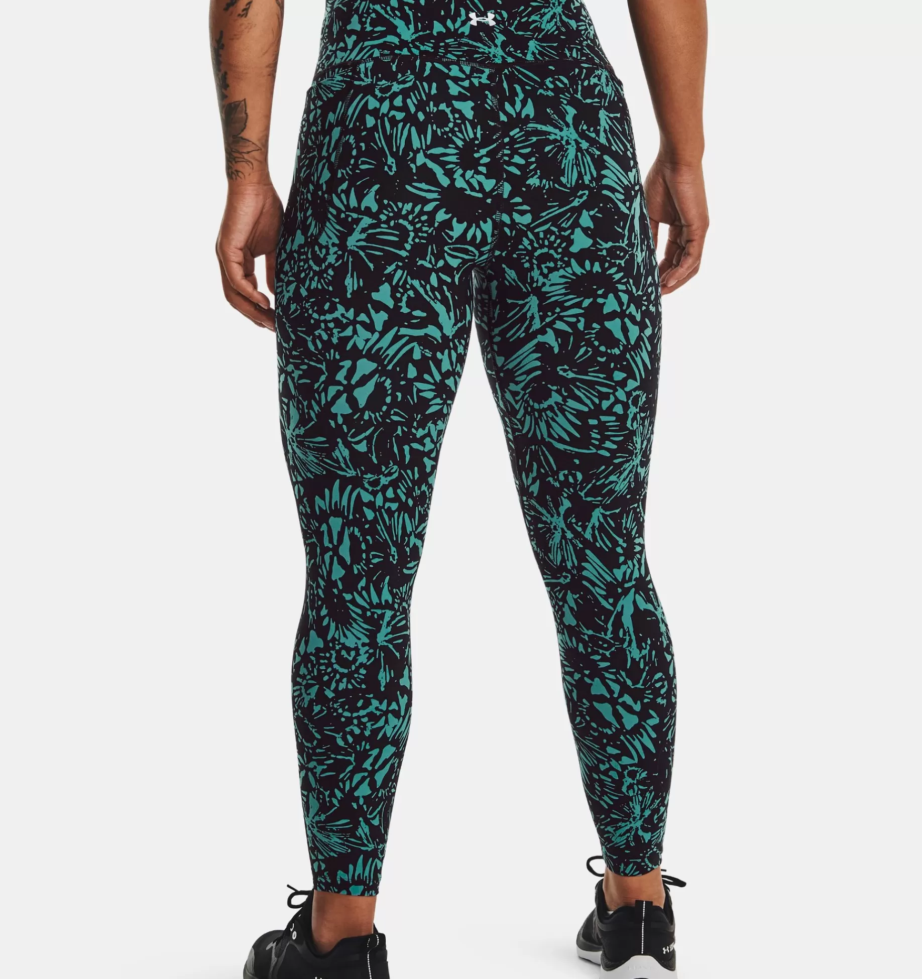 Discount Under Armour Leggings Ua Meridian Ankle Da Donna Black / Coastal Teal - 006