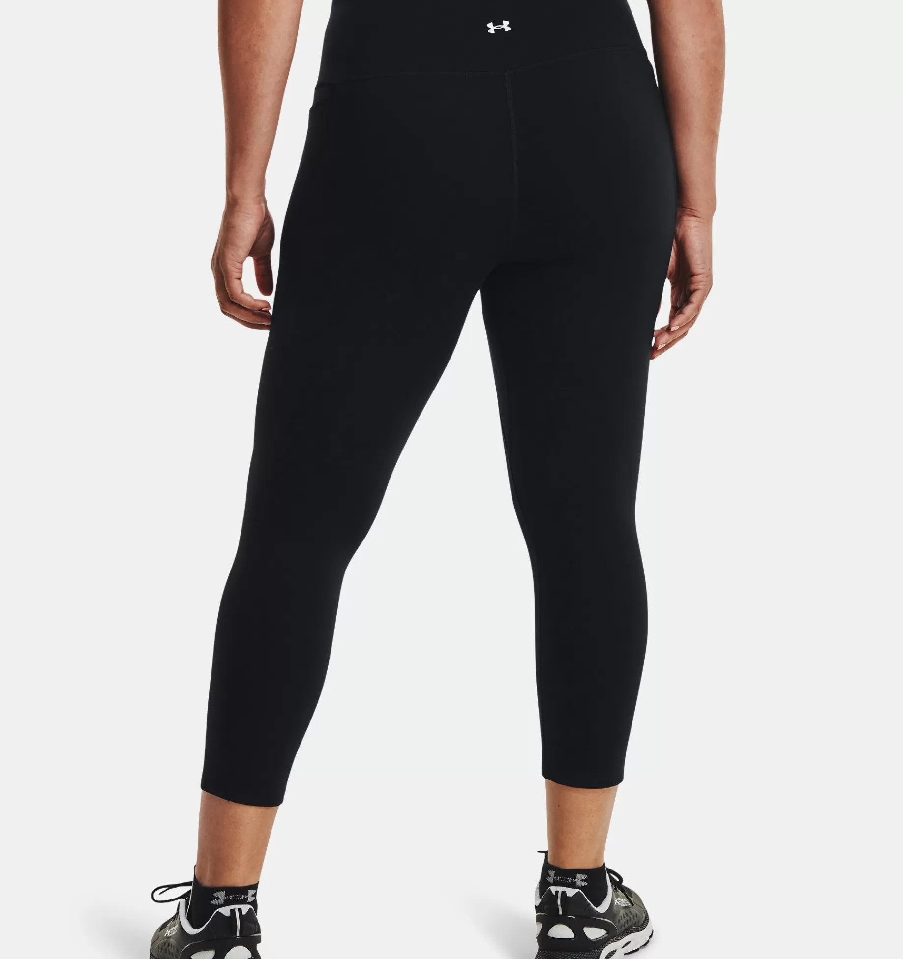 Shop Under Armour Leggings Ua Meridian Ankle Da Donna Black / Metallic Silver - 001