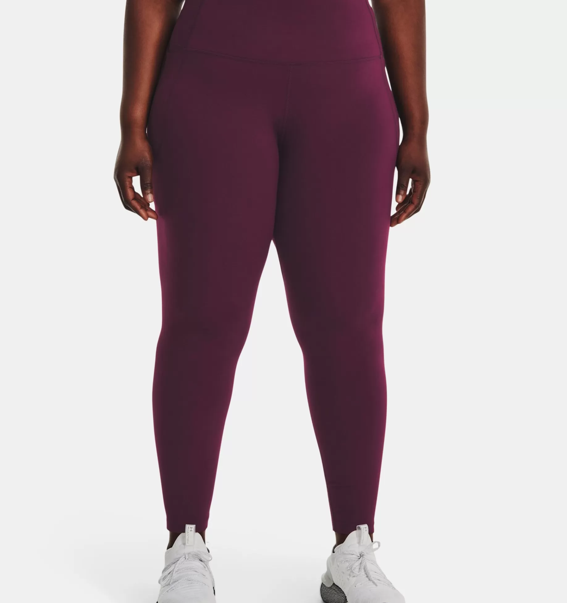 Clearance Under Armour Leggings Ua Meridian Full-Length Da Donna Purple Stone / Metallic Silver - 572