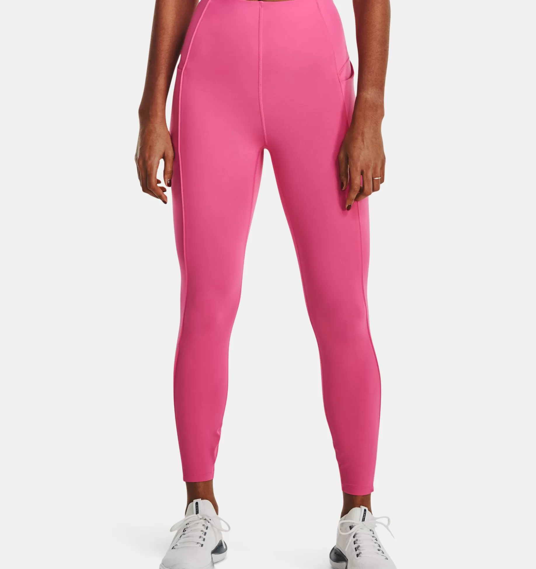 Cheap Under Armour Leggings Ua Meridian Pintuck Ankle Da Donna Bubble Gum / Metallic Silver - 634