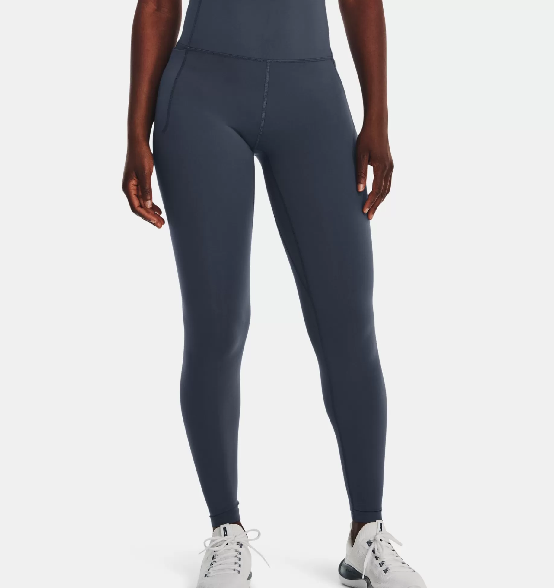 Sale Under Armour Leggings Ua Meridian Ultra High Rise Full-Length Da Donna Downpour Gray / Metallic Silver - 044