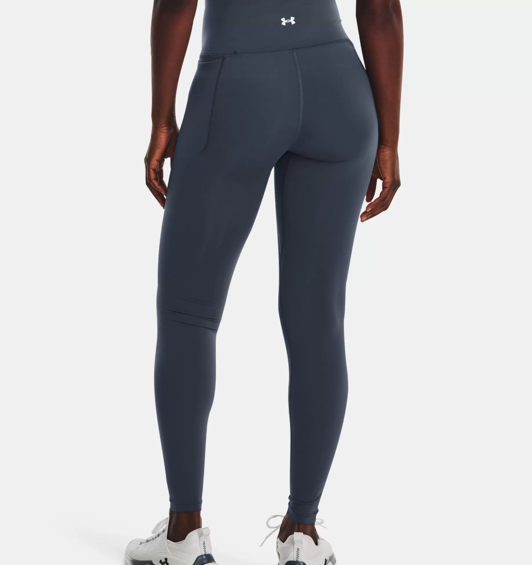 Sale Under Armour Leggings Ua Meridian Ultra High Rise Full-Length Da Donna Downpour Gray / Metallic Silver - 044