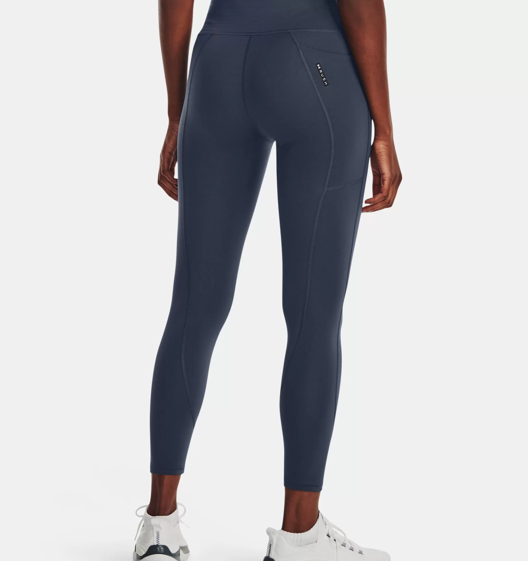 Best Sale Under Armour Leggings Ua Rush™ Ankle Da Donna Downpour Gray / Iridescent - 044