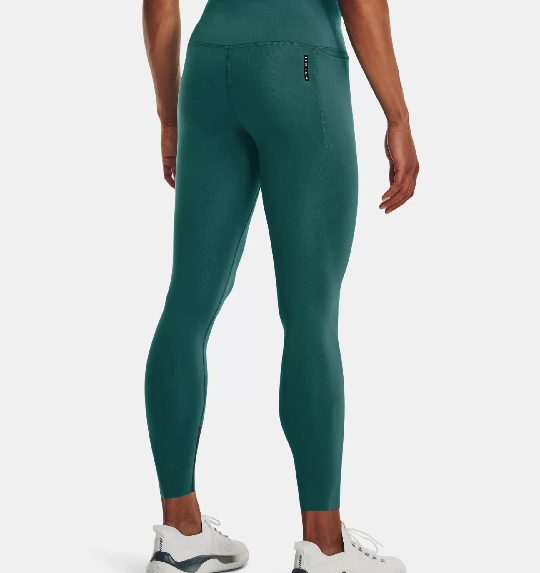 Best Under Armour Leggings Ua Rush™ Smartform Ankle Da Donna Coastal Teal / Iridescent - 722