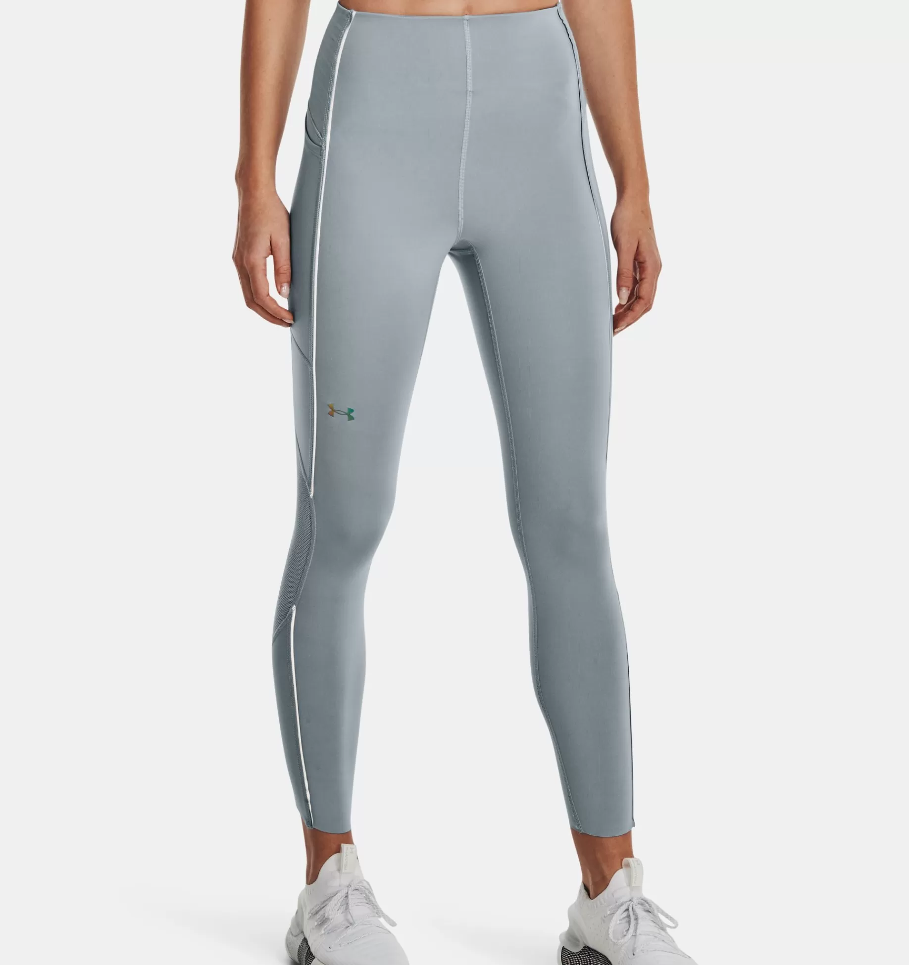 Fashion Under Armour Leggings Ua Rush™ Vent Ankle Da Donna Harbor Blue / Iridescent - 465