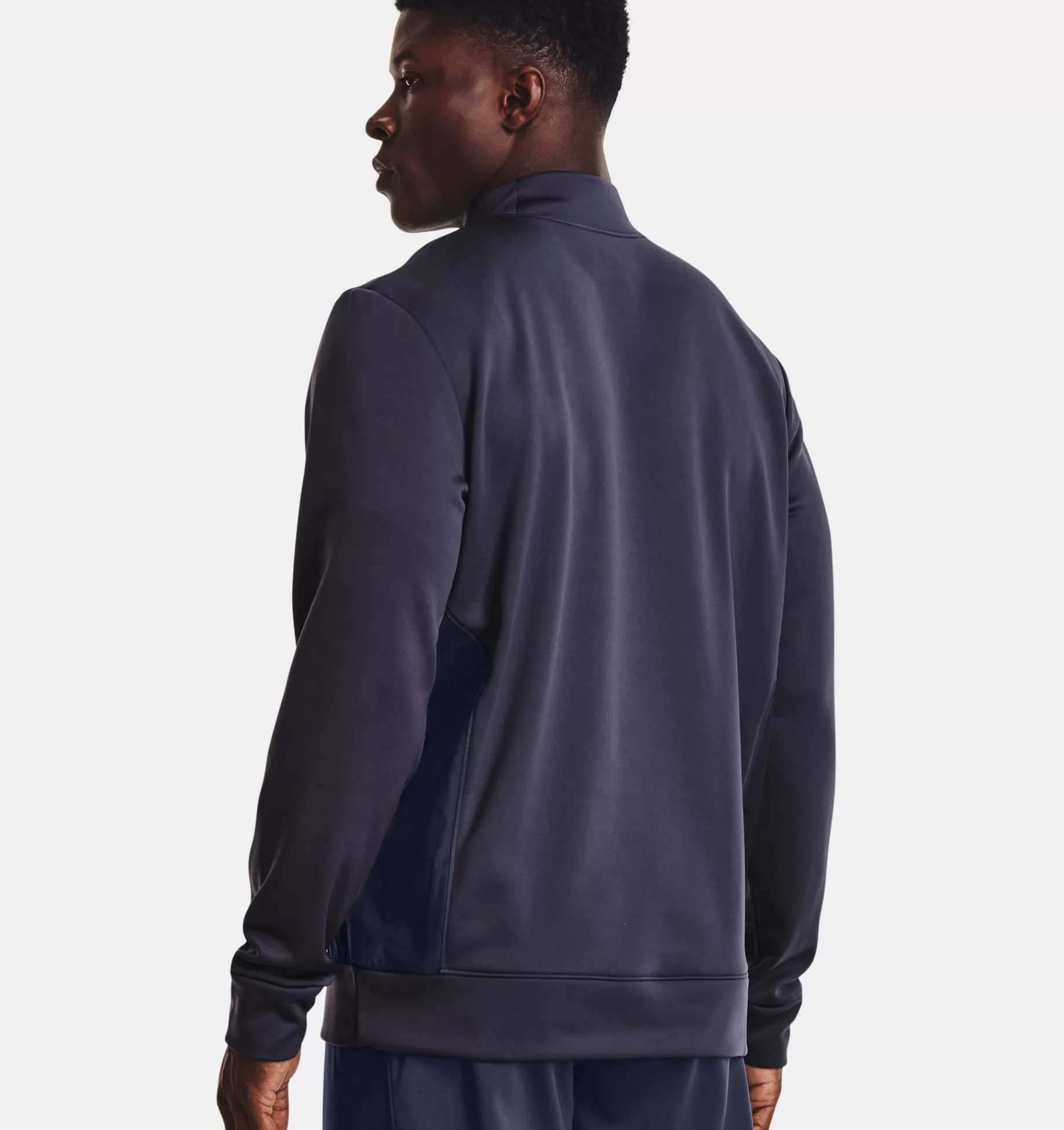 Sale Under Armour Lupetto Armour Fleece® Storm Mock Da Uomo Tempered Steel / Midnight Navy - 558