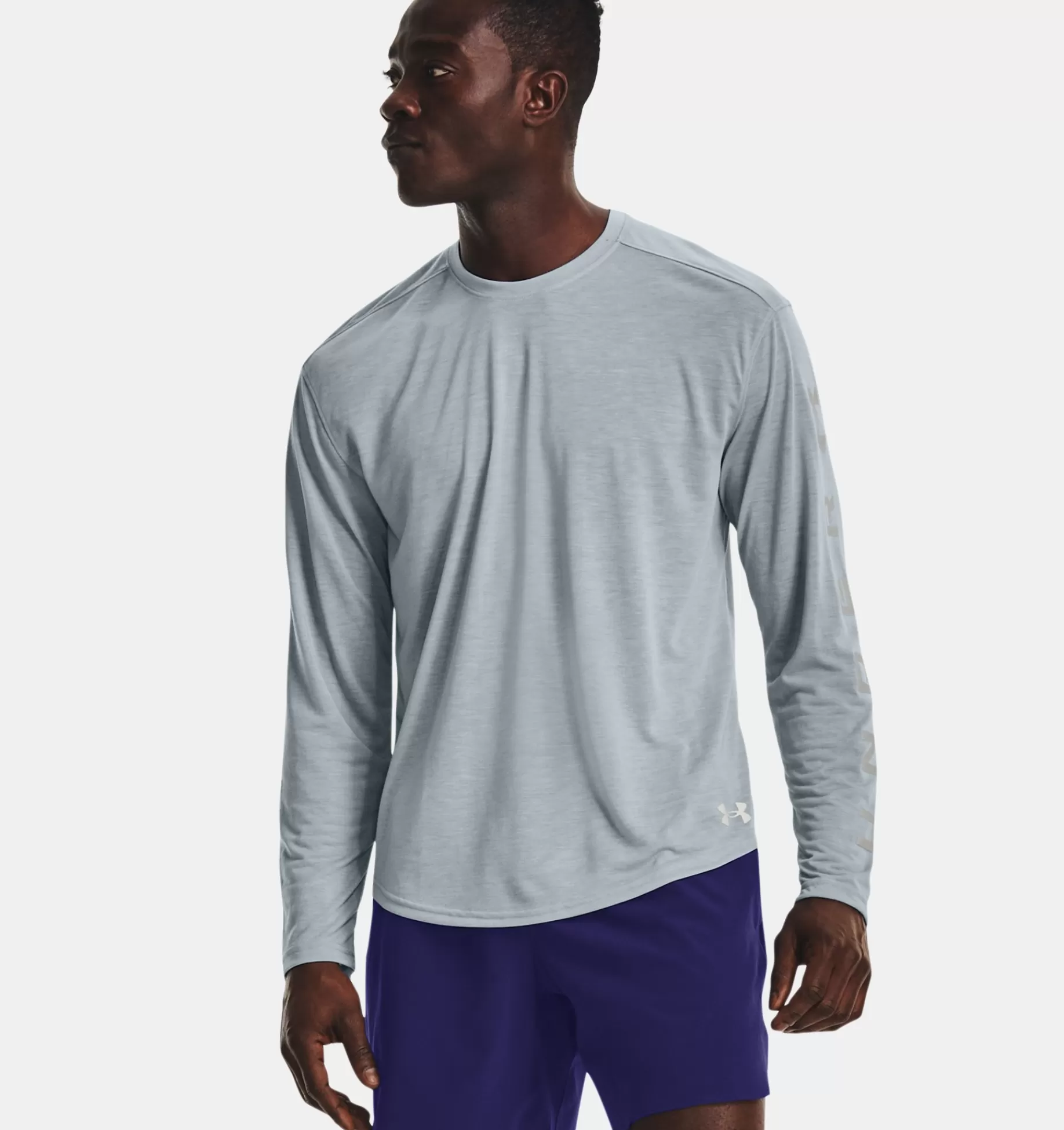 Best Under Armour Maglia A Manica Lunga Ua Train Anywhere Da Uomo Harbor Blue / Reflective - 465